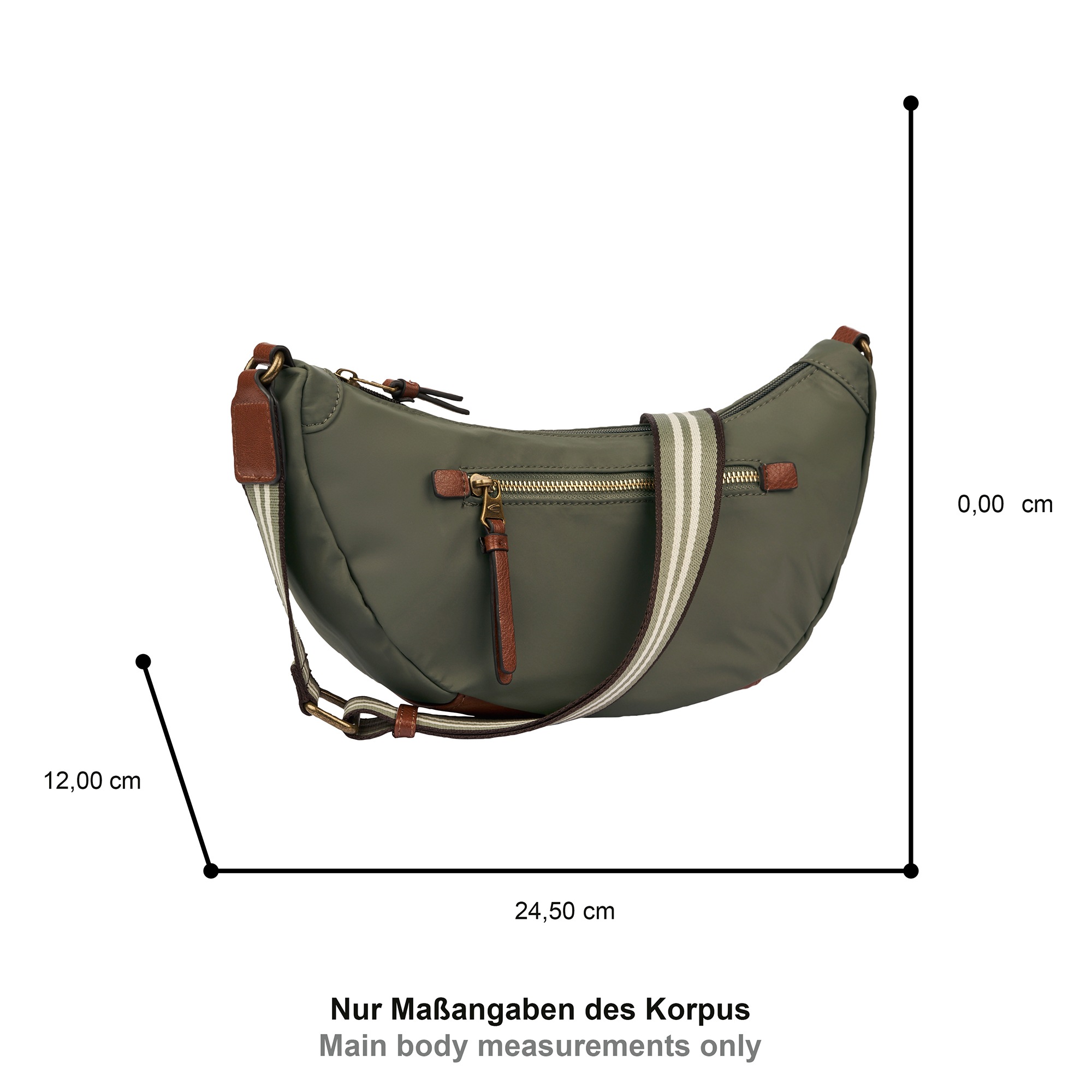 camel active Handtasche "Bari" aus hochwertigem matten Nylon mit gestreifte günstig online kaufen