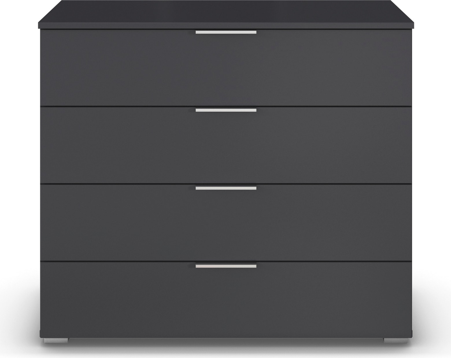 rauch Schubkastenkommode »Sideboard Schubladenkommode AGORDO mit Dekor- oder Hochglanzfront«, (in zwei Griff-Farben), Breite 93 cm mit 4 großen Schubladen für viel Stauraum MADE IN GERMANY