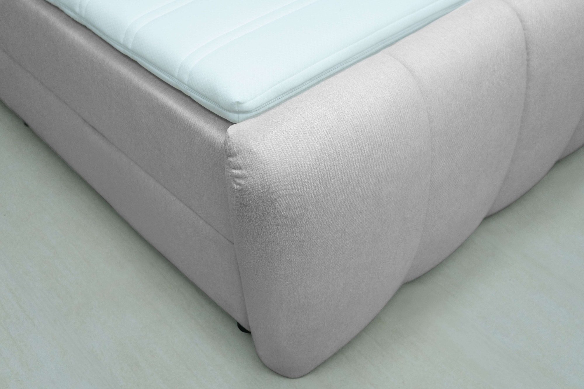 OTTO home Boxbett »DORA, Doppelbett inkl. Bettkasten, Federkernbett, Breiten: 160, 180 cm« Boxbett: 5-Z-Taschenfederkern im Unterbau, Härtegrad 3, inkl. Topper