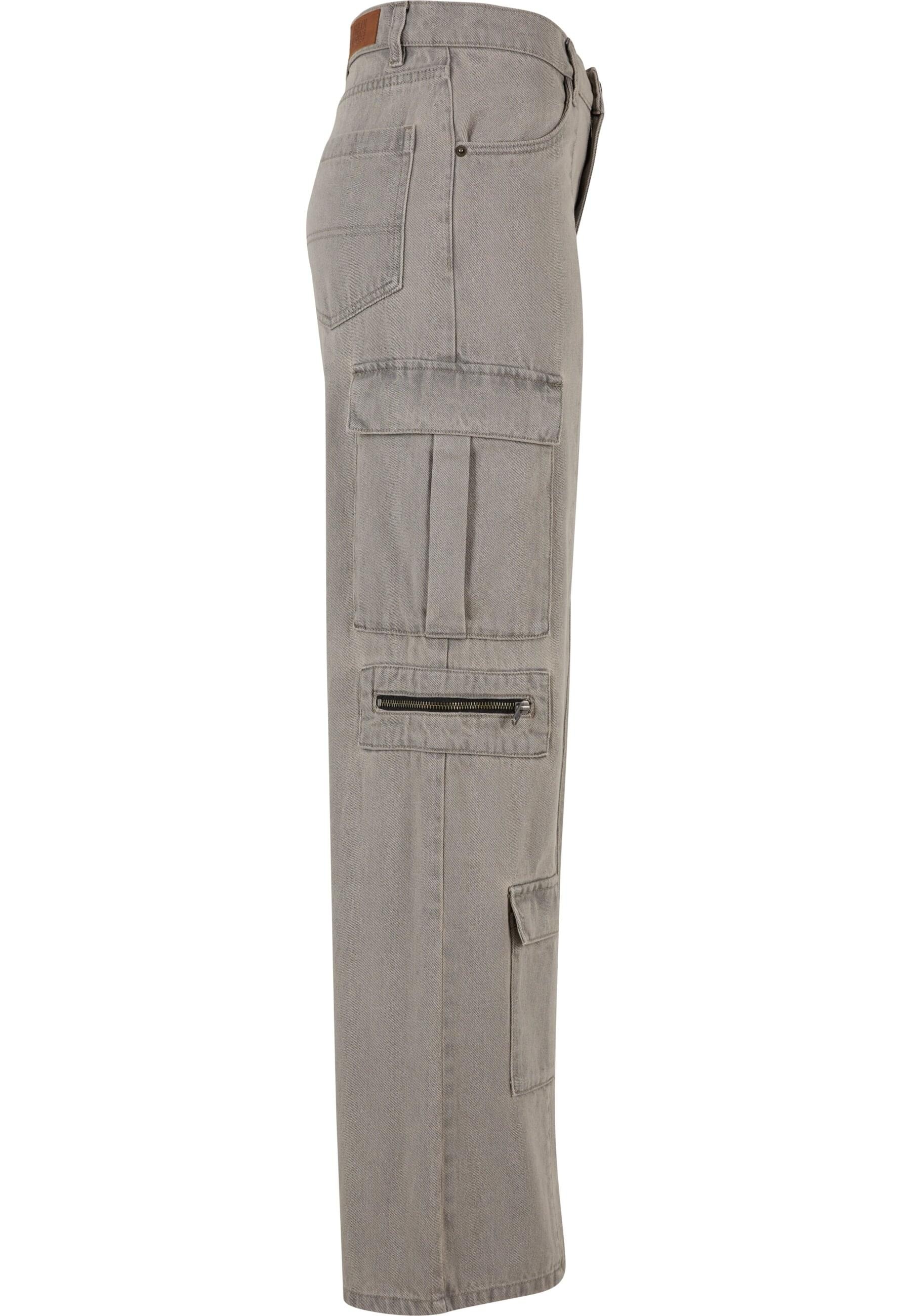URBAN CLASSICS Cargohose »Urban Classics Ladies Loose Utility Denim Pants«, (1 tlg.)