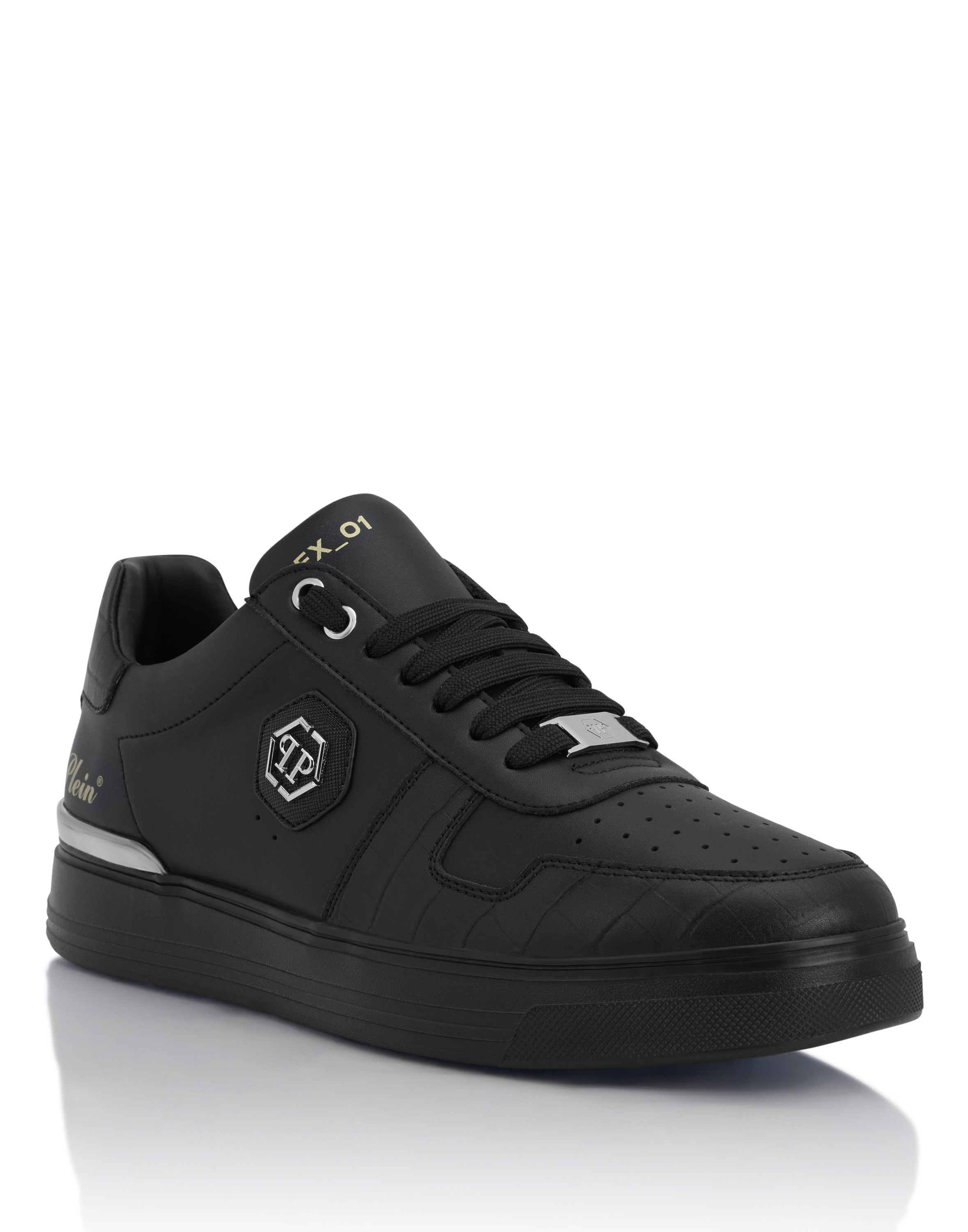 Philipp Plein Cocco Crocco Geprägt Sneaker Black Size 40 4