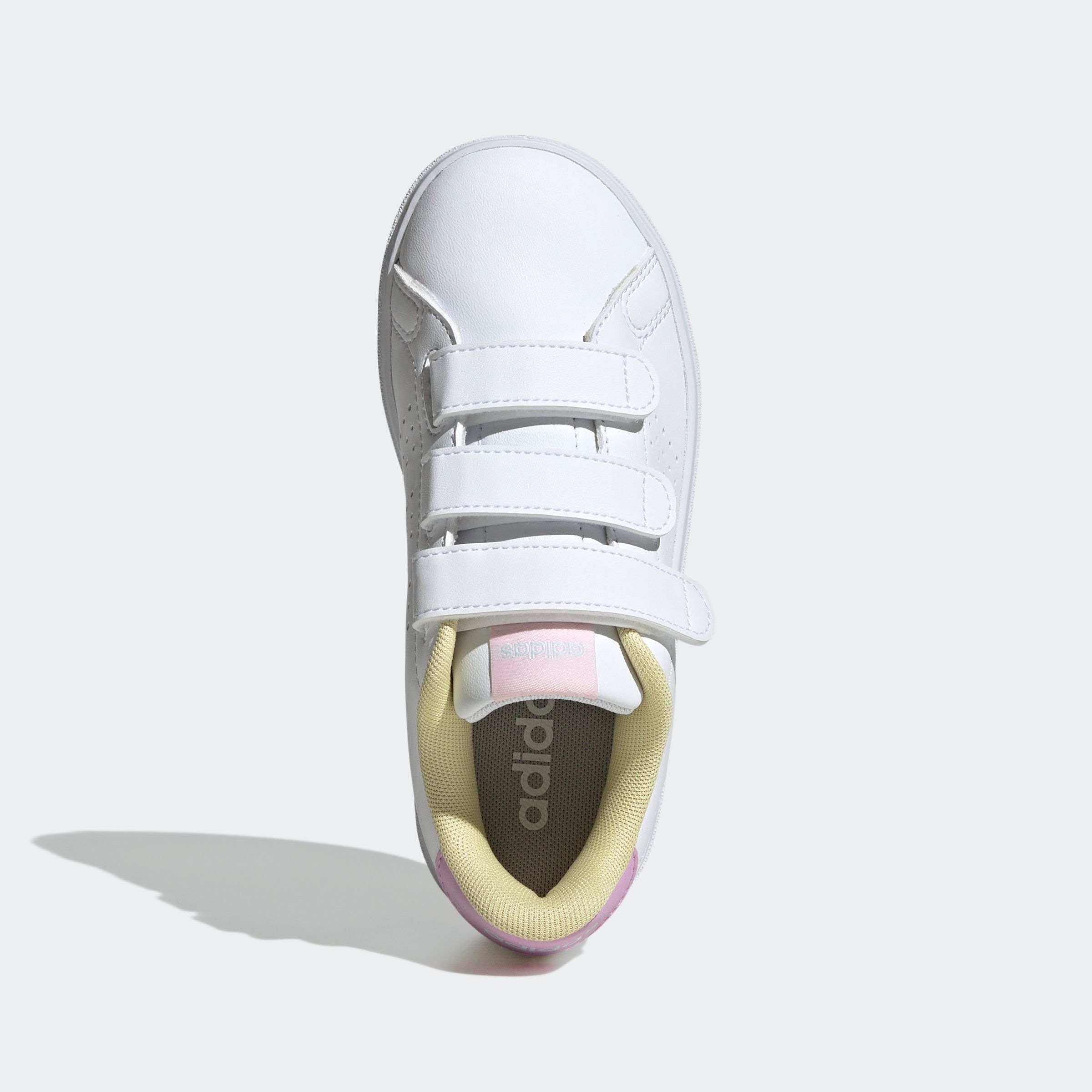 adidas Sportswear Klettschuh »ADVANTAGE BASE 2.0 KIDS«, Design auf den Spuren des adidas Stan Smith