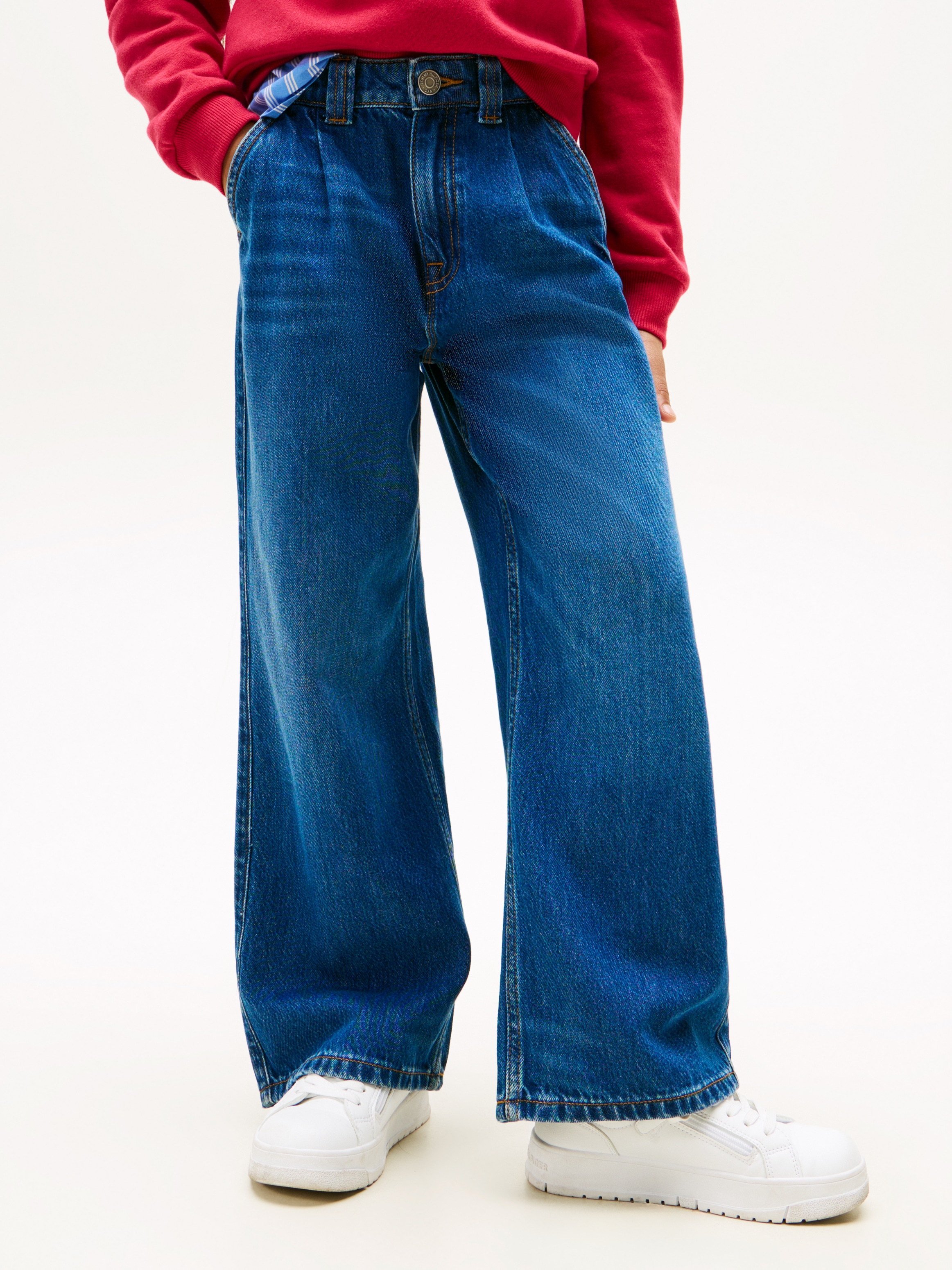 Tommy Hilfiger Weite Jeans "MABEL PLEATS" Kinder bis 16 Jahre