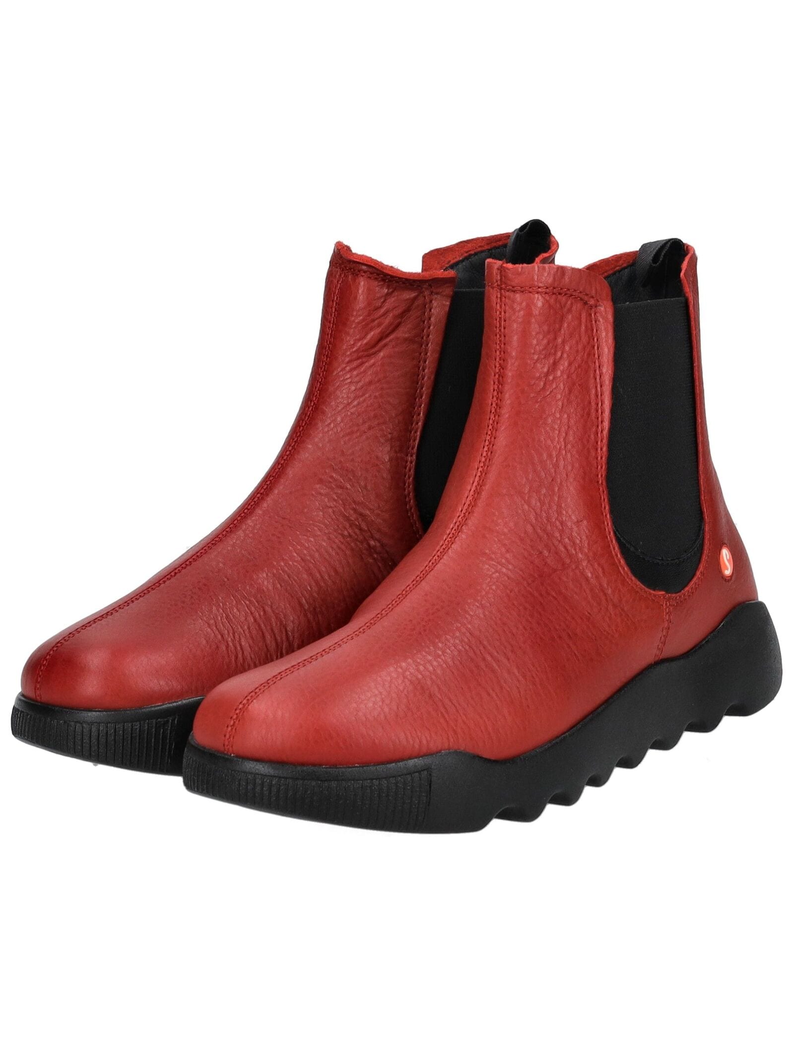 softinos Stiefelette »softinos Stiefelette Leder/Textil«