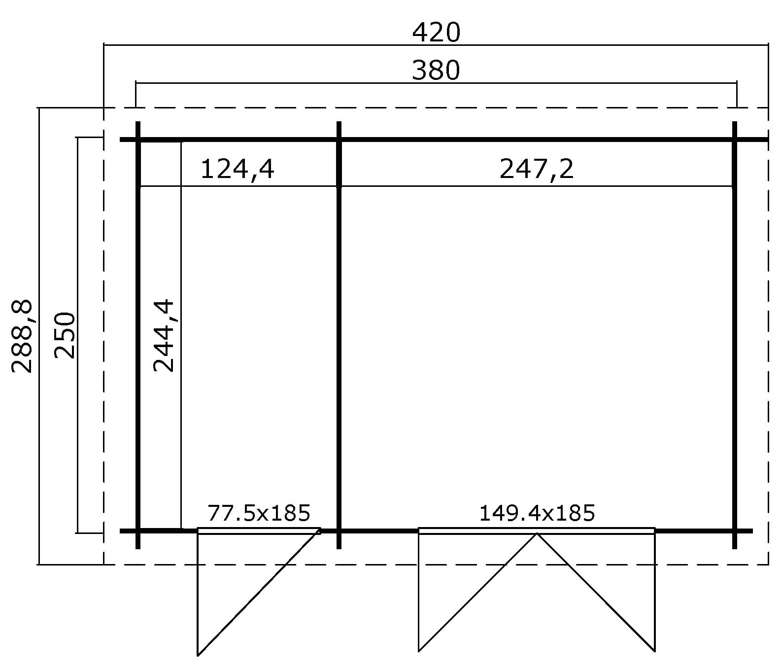 LASITA MAJA Gartenhaus »Belmont 1«