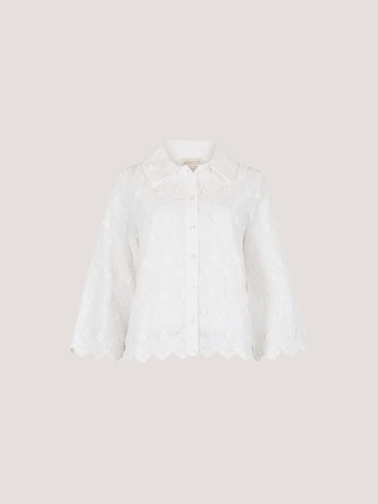 Apricot Shirtbluse »Bluse« mit Blumenapplikation