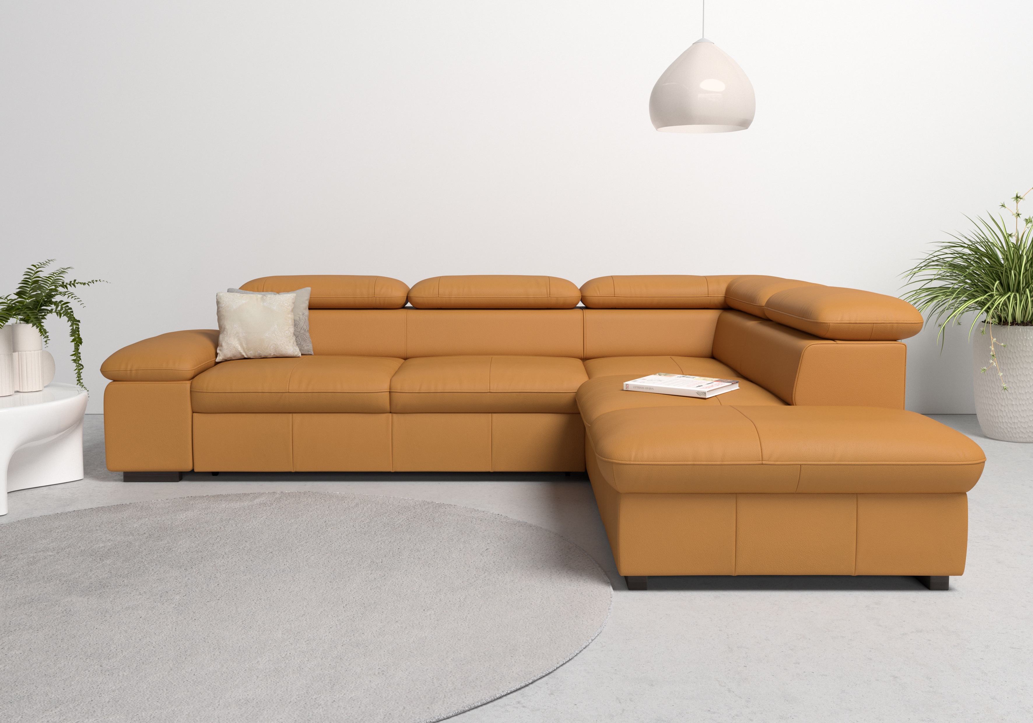 Thumbnail - Home affaire Ecksofa "Alberto L-Form", mit Kopfteilverstellung, wahlweise mit Bettfunktion