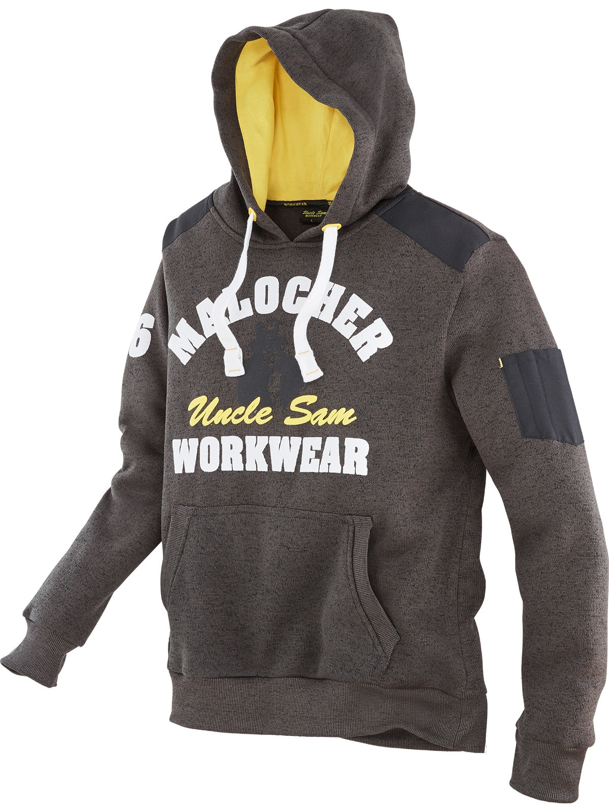 Uncle Sam Hoodie "Strickfleecehoodie melange"
