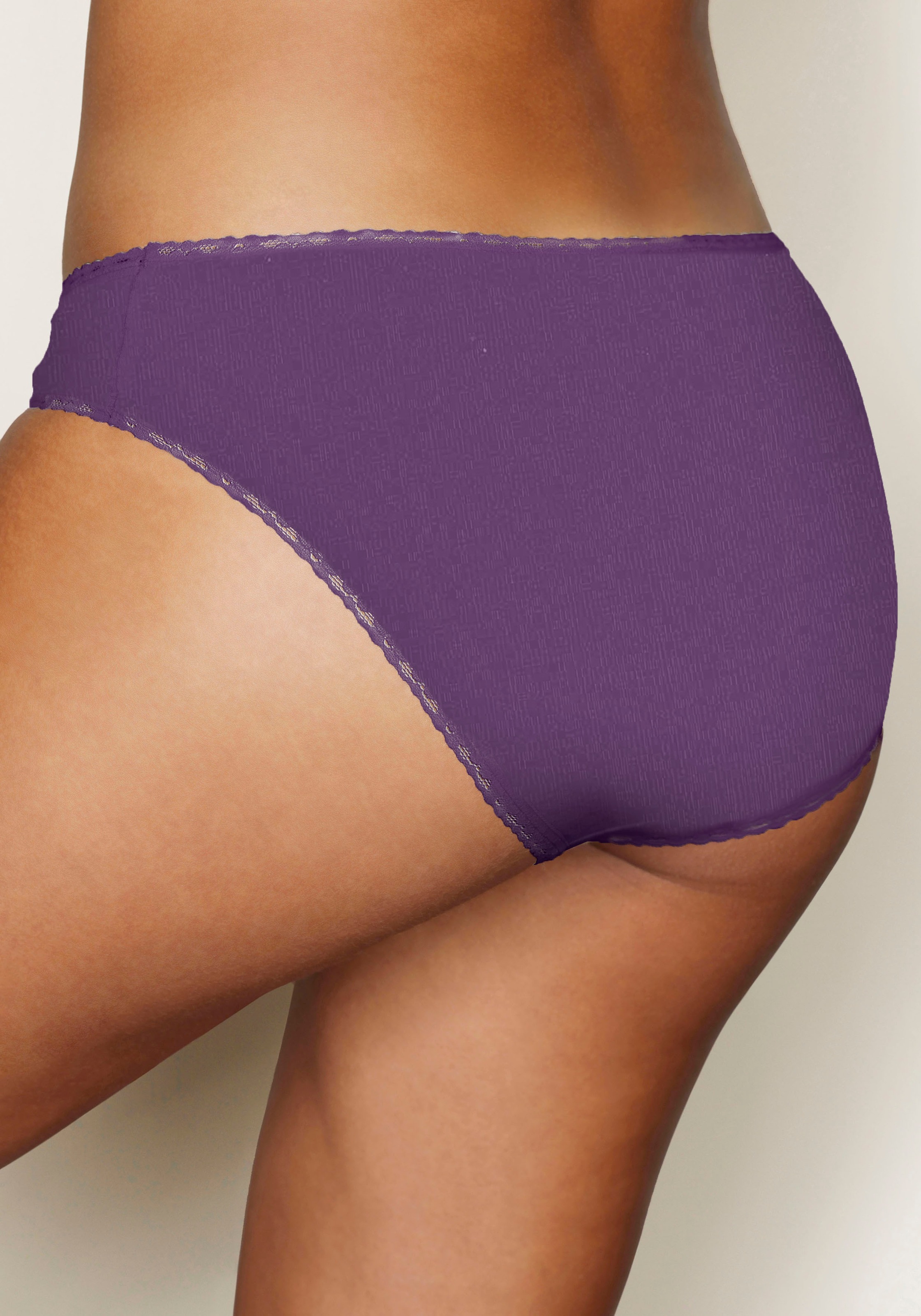 LASCANA Jazz-Pants Slips, (5er-Pack), mit süßen Herzchen-Prints und aus elastischer Baumwoll-Qualität