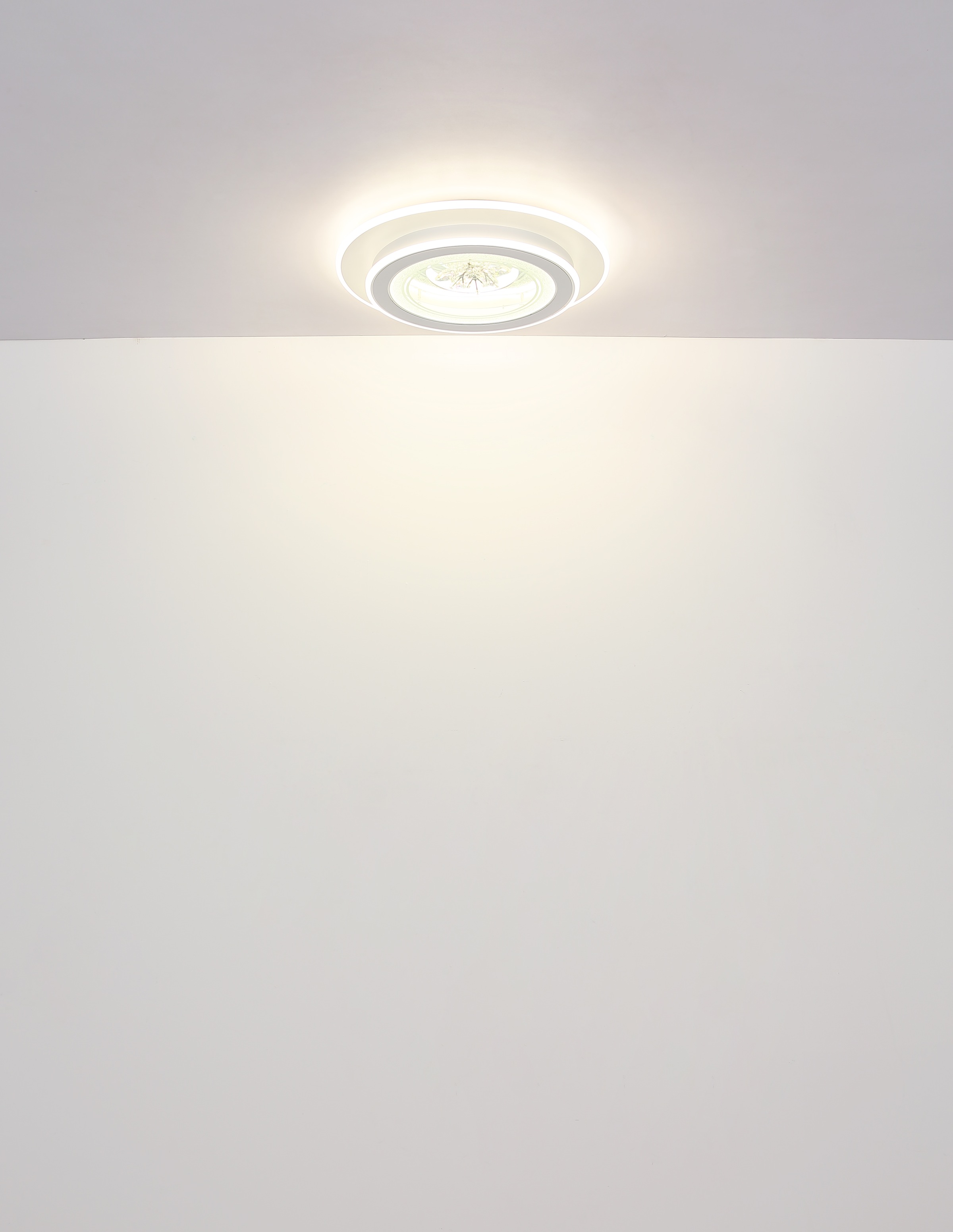 GLOBO LIGHTING LED Deckenleuchte »BLUMA«, Leuchtmittel LED-Modul | LED fest integriert, Deckenlampe/rund/Wohnzimmer/Schlafzimmer/elegant