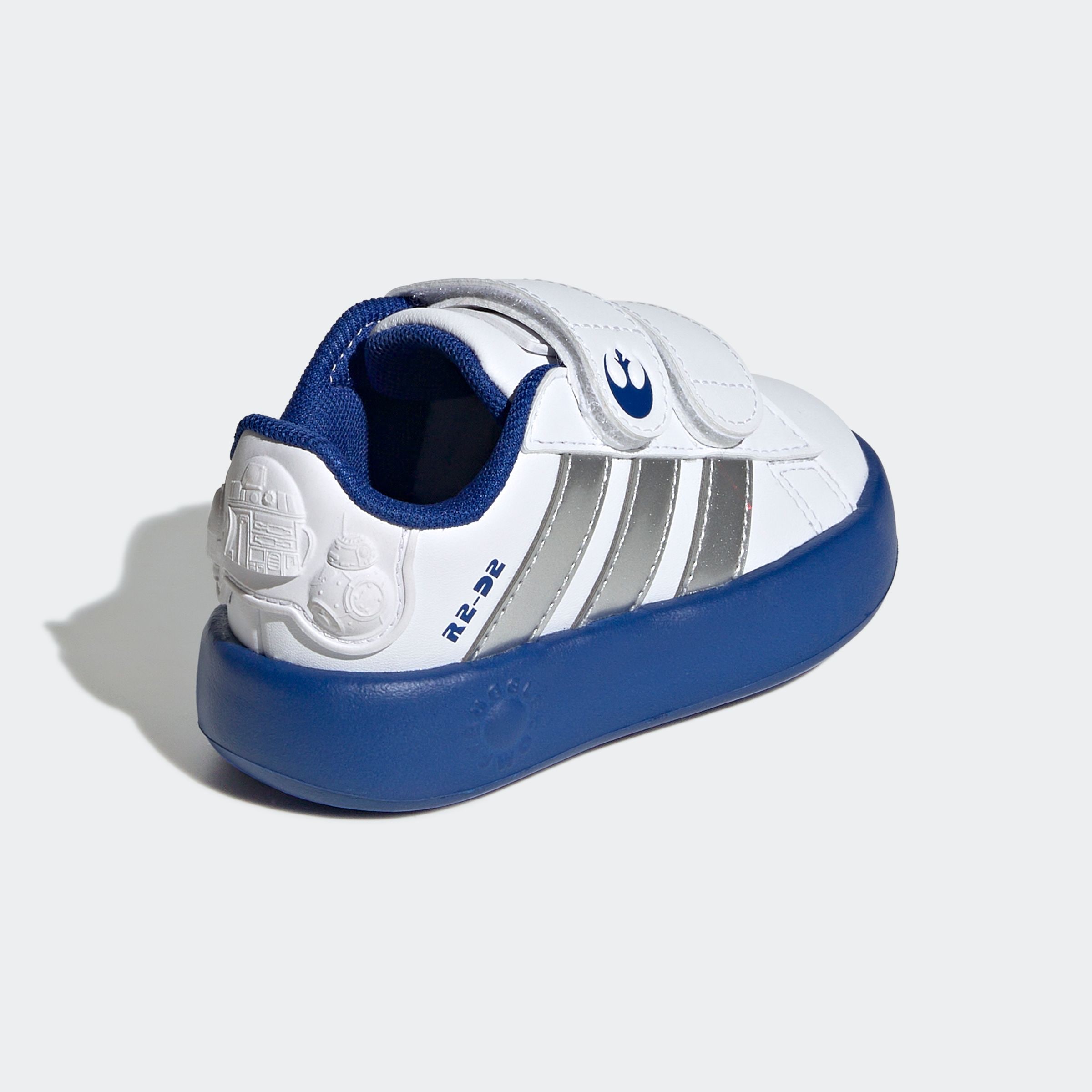 adidas Sportswear Klettschuh »ADIDAS STAR WARS KIDS GRAND COURT 2.0 SCHUH«, Design auf den Spuren des adidas Superstar, für Kinder