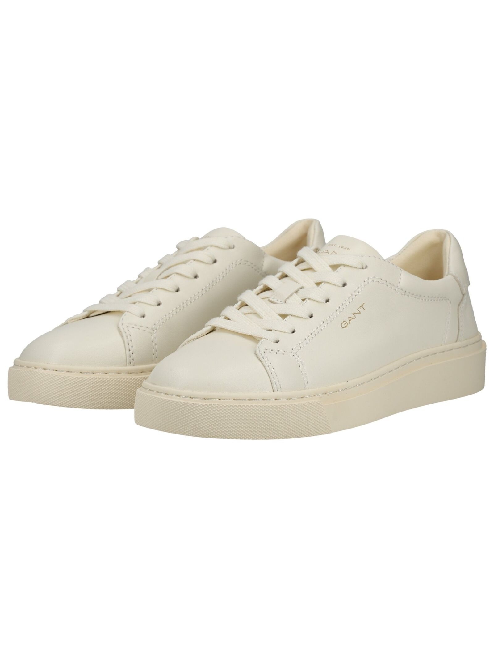 Gant Leder Plateausneaker - Weiß Größe 39 3