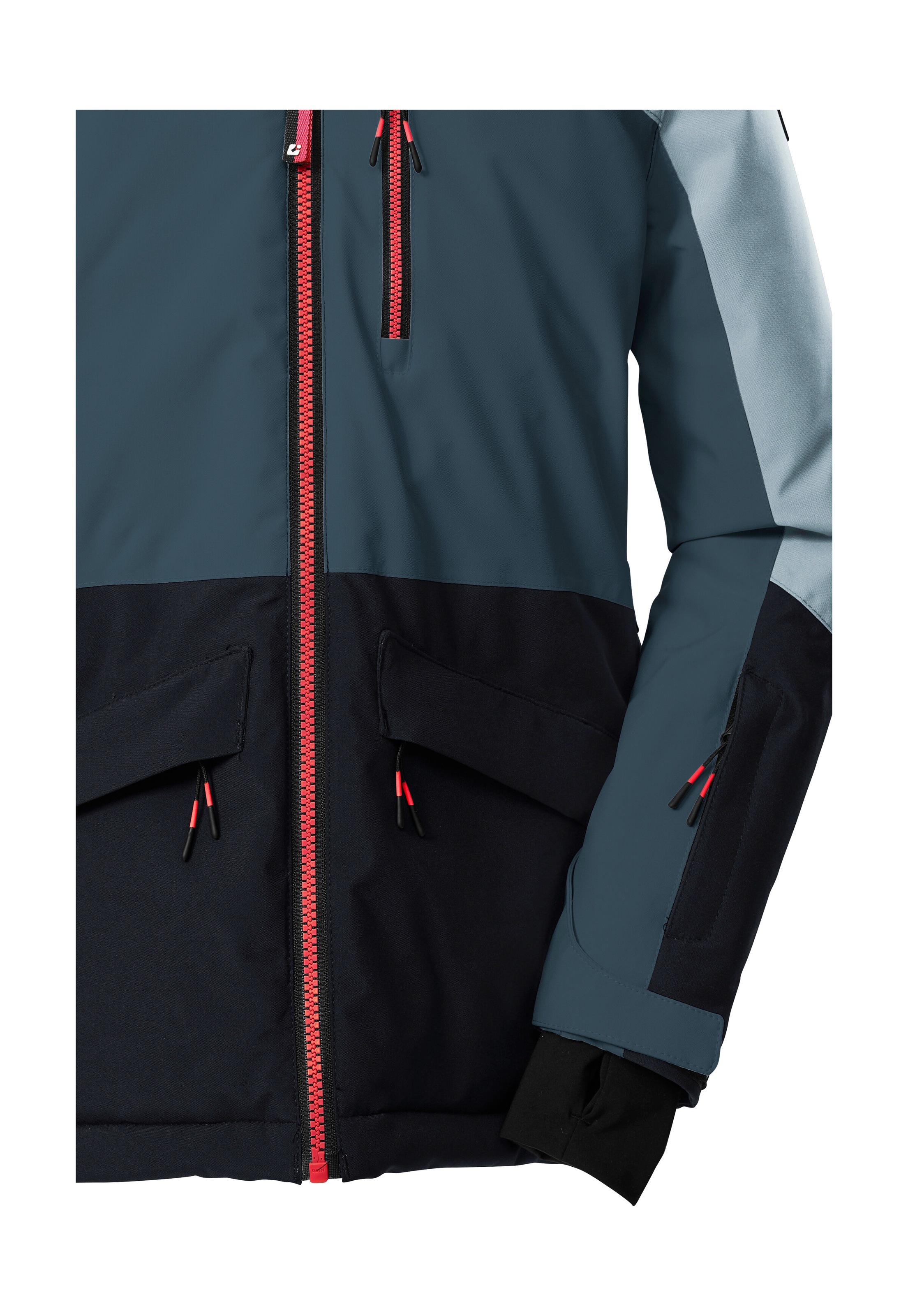 Killtec Skijacke »KSW 208 GRLS SKI JCKT«, Wasserdichte, atmungsaktive Kinderjacke mit Schneefang und Taschen