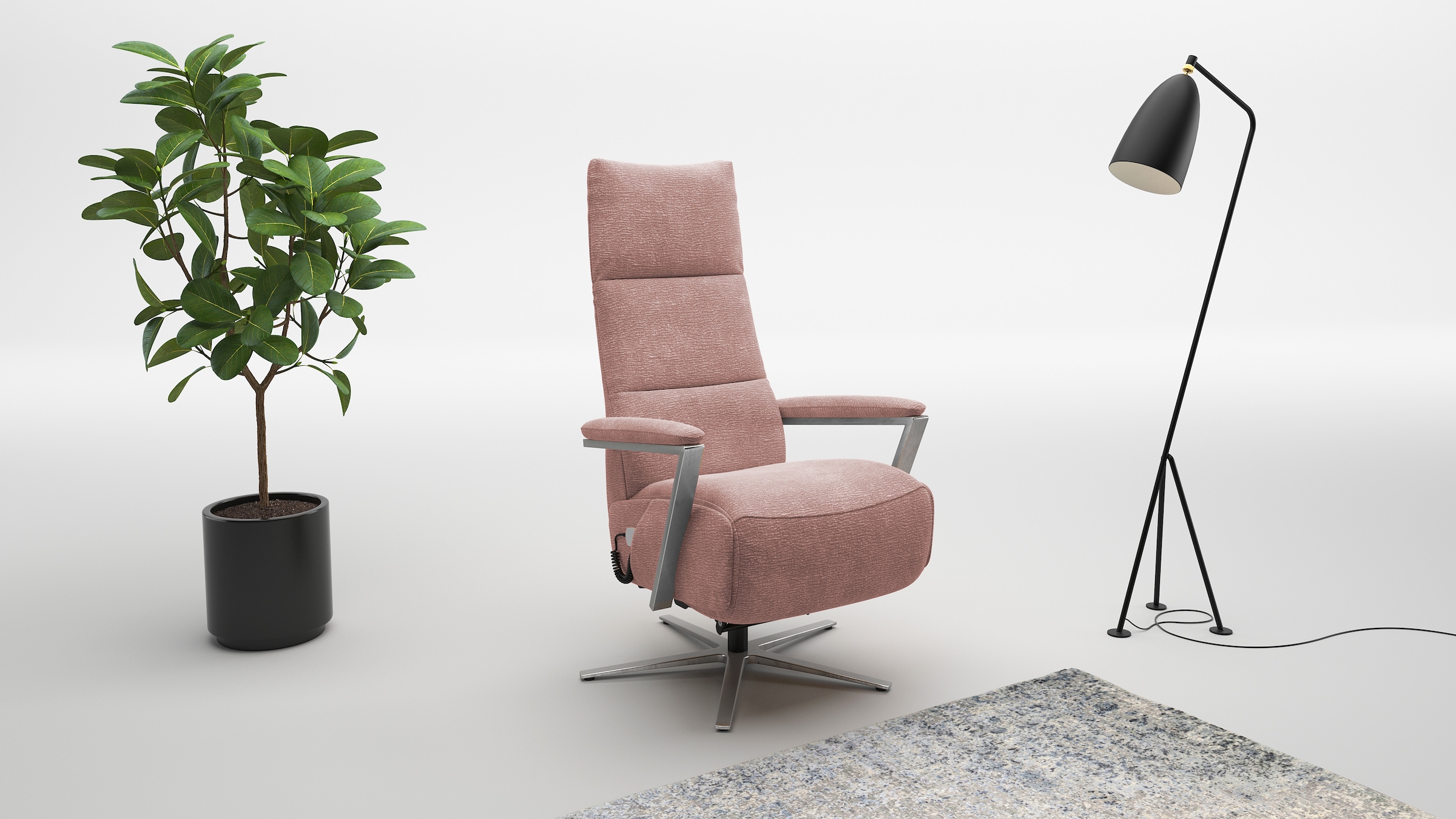 sit&more TV-Sessel "Vario Comfort, inkl. Kopfteilverstellung & 360 Drehfunk günstig online kaufen