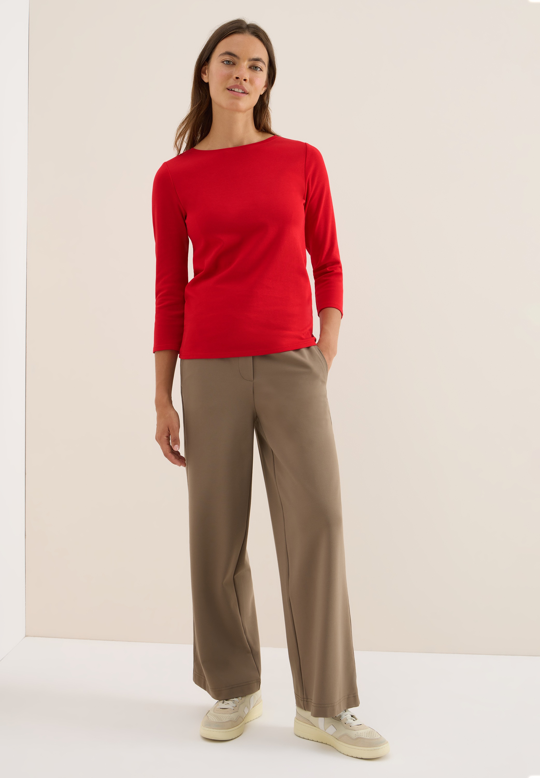 Cecil 3/4-Arm-Shirt, aus reiner Baumwolle