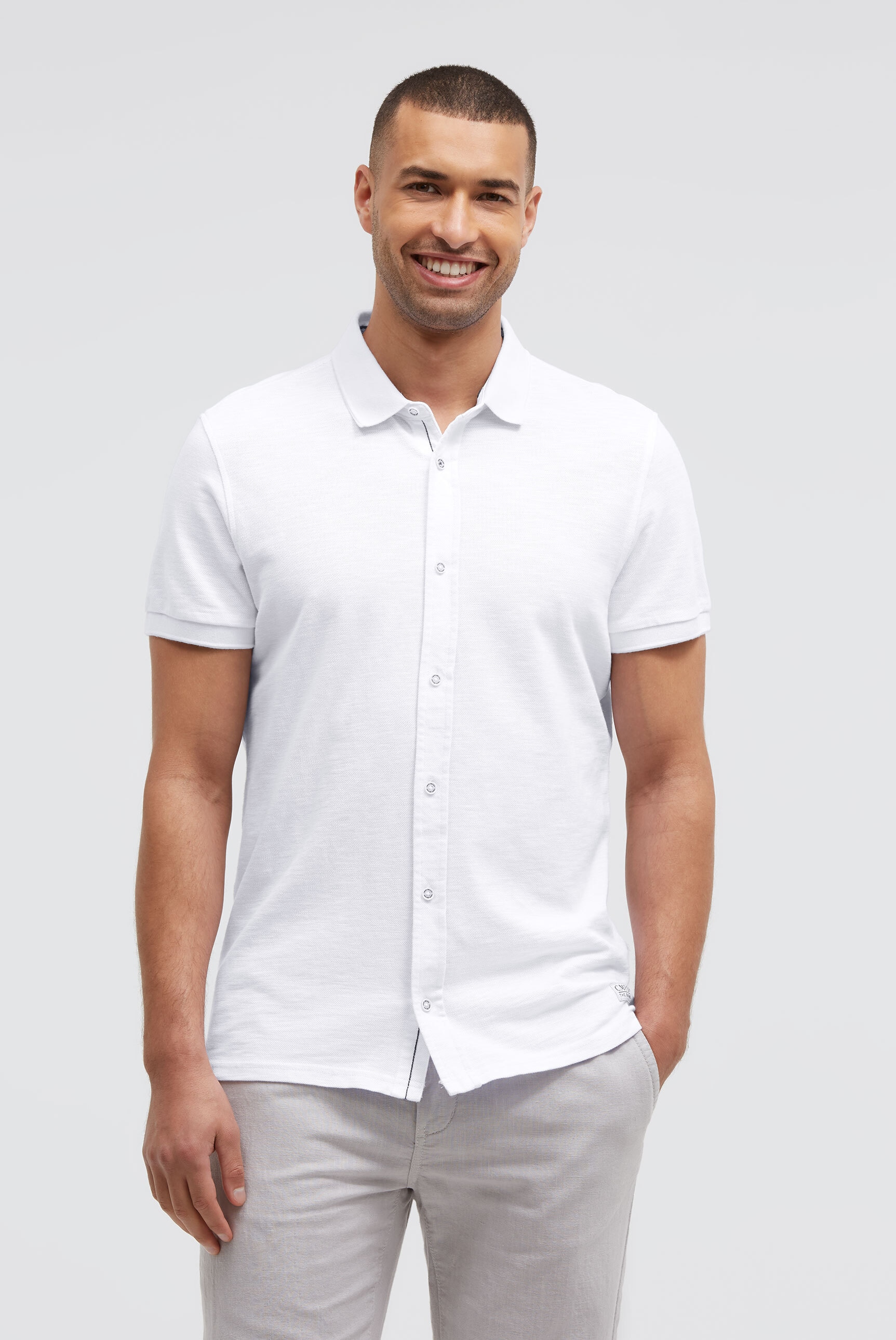 CMPD Kurzarmhemd aus Baumwolle günstig online kaufen