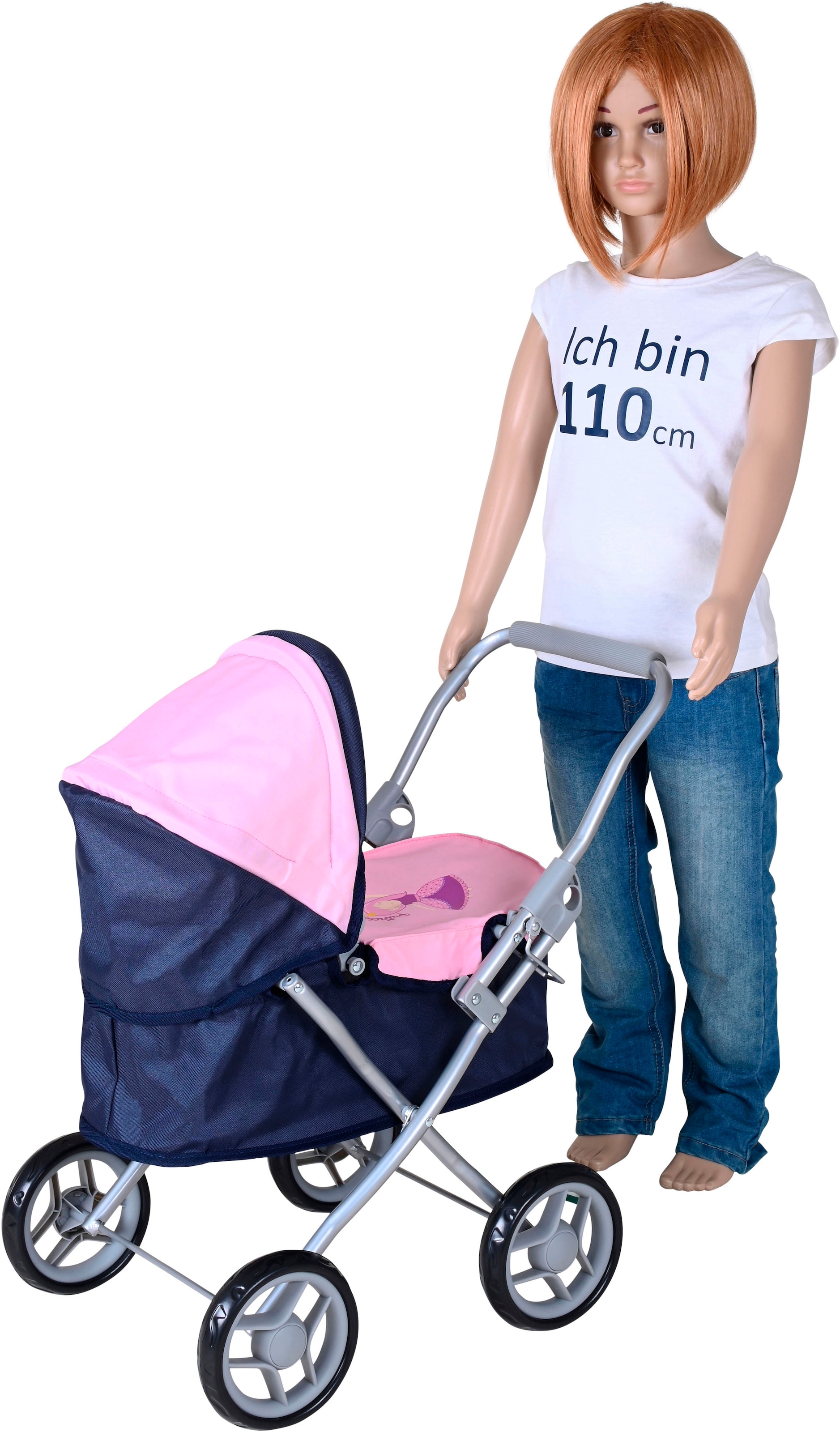 Knorrtoys® Puppenwagen »Mini Lili - princess blue«
