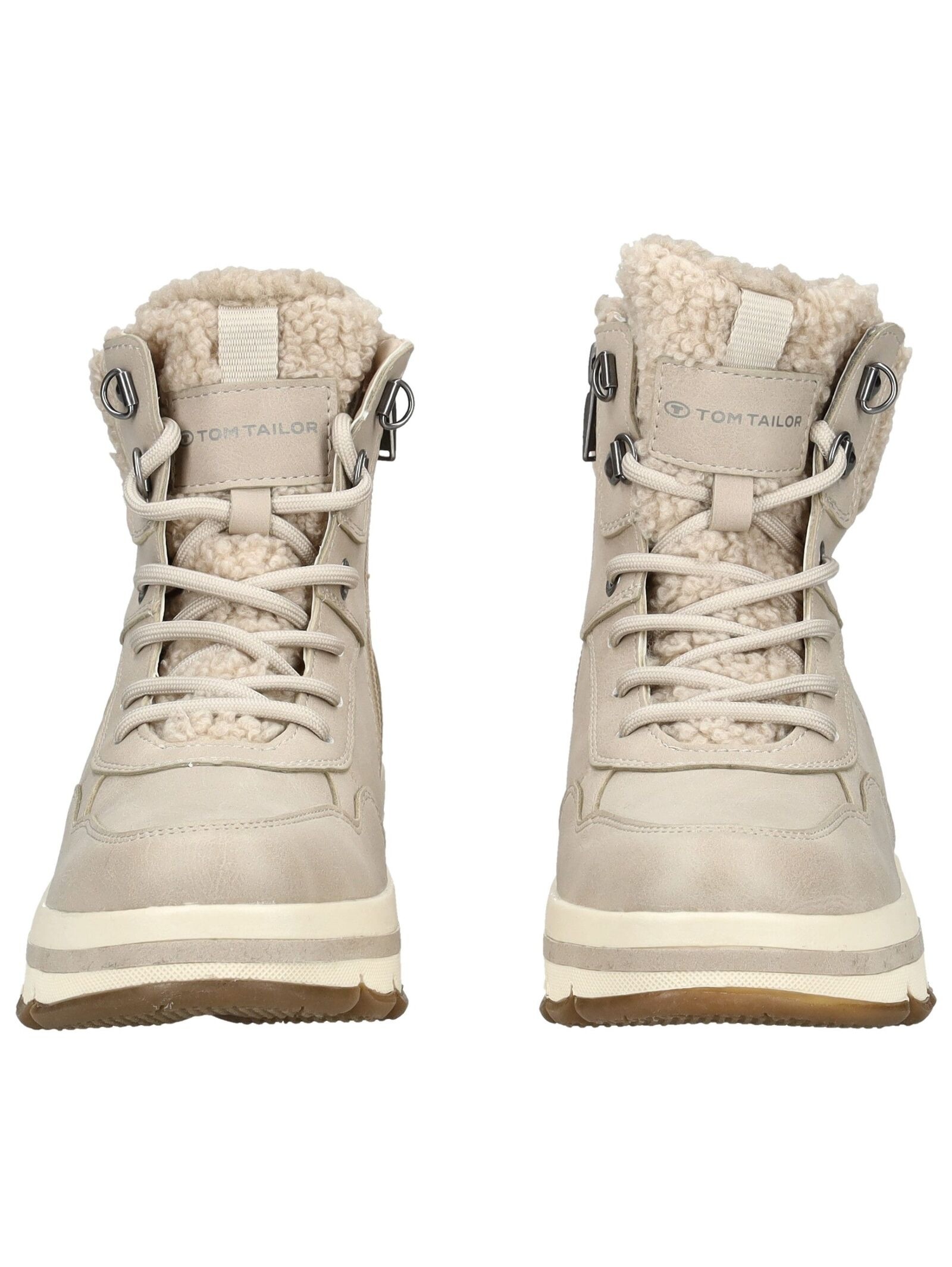 Tom Tailor Lace-Up Boot Women's Cream 40 5