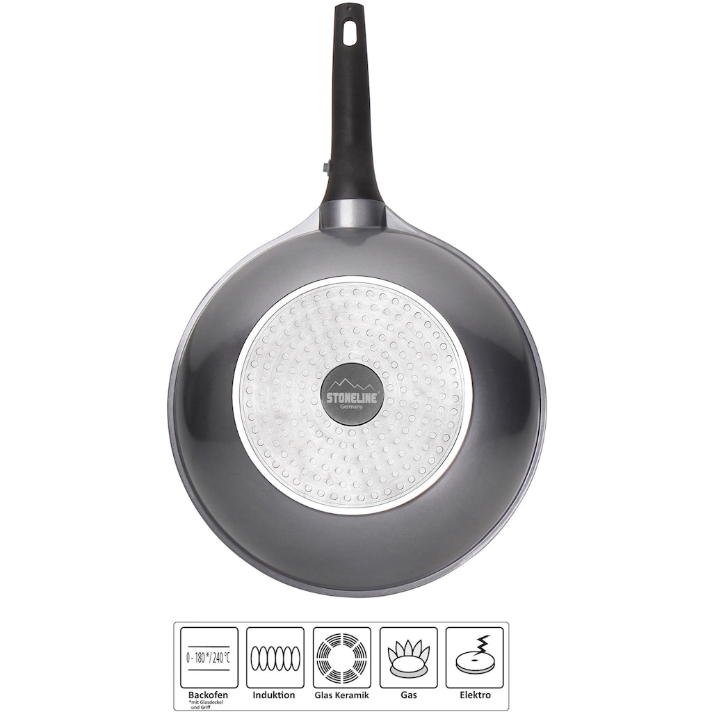 STONELINE Wok »Imagination PLUS«, Aluminiumguss, (1 tlg.), Ø 30 cm, Induktion