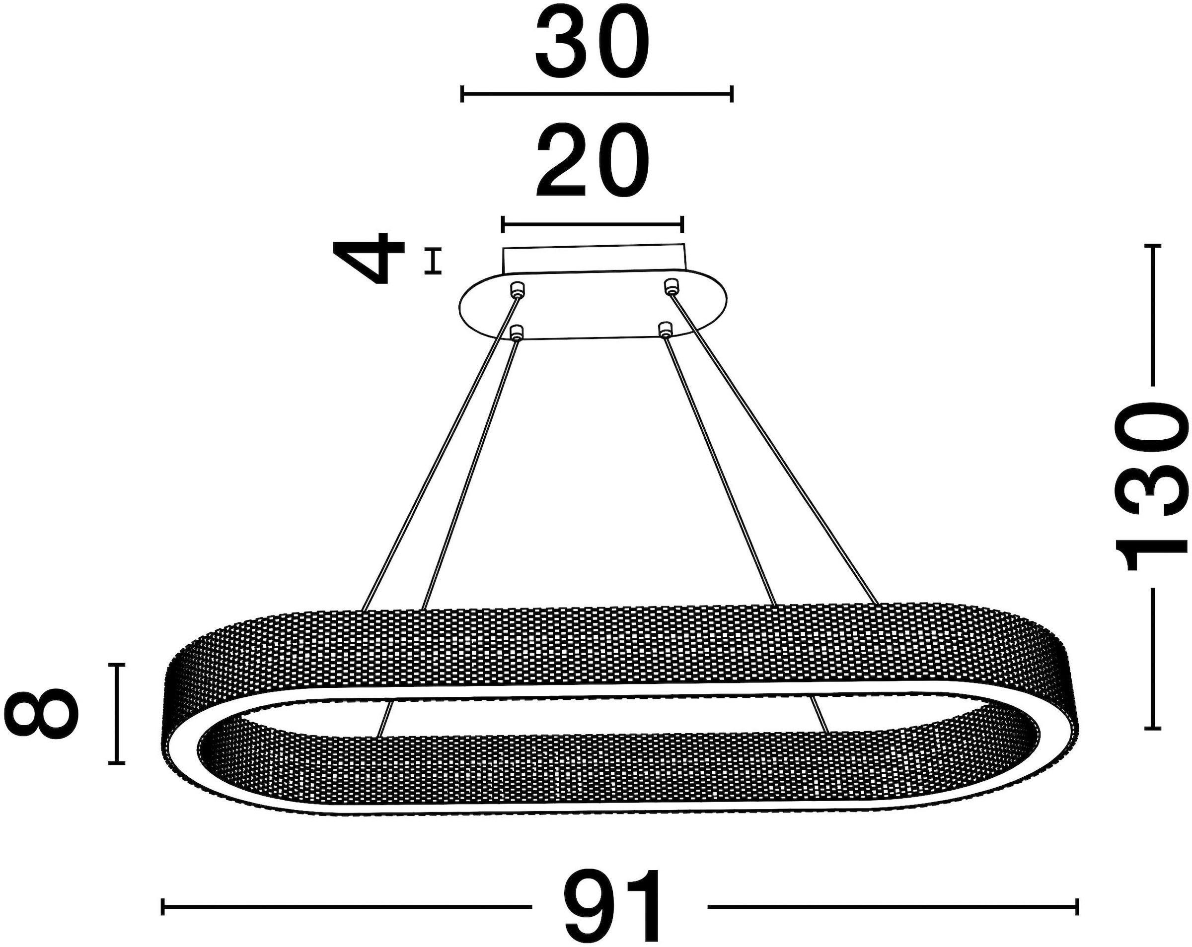 Nova Luce Pendelleuchte »KINARA«, 1 flammig