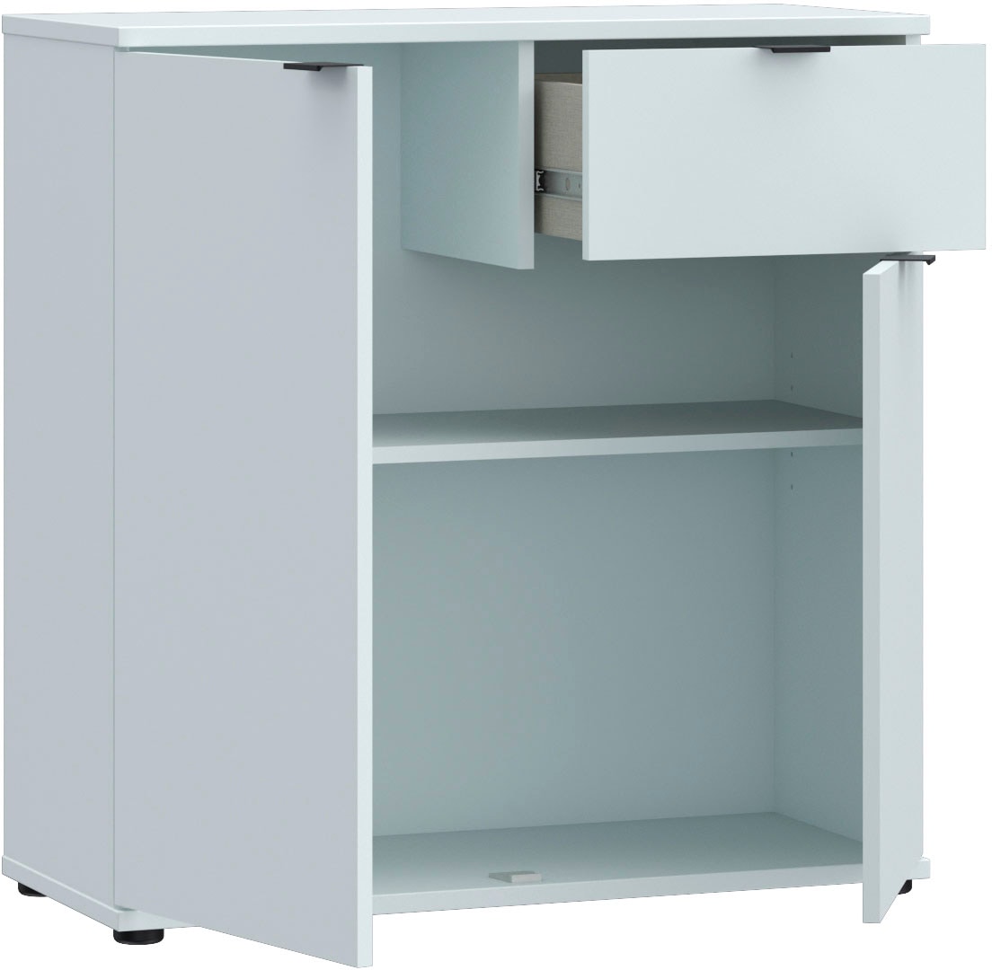 FORTE Kommode »Ganymede«, Kommode, Stauraum, Schublade; Metallgriffe, 4 Dekore, Breite 80,1cm