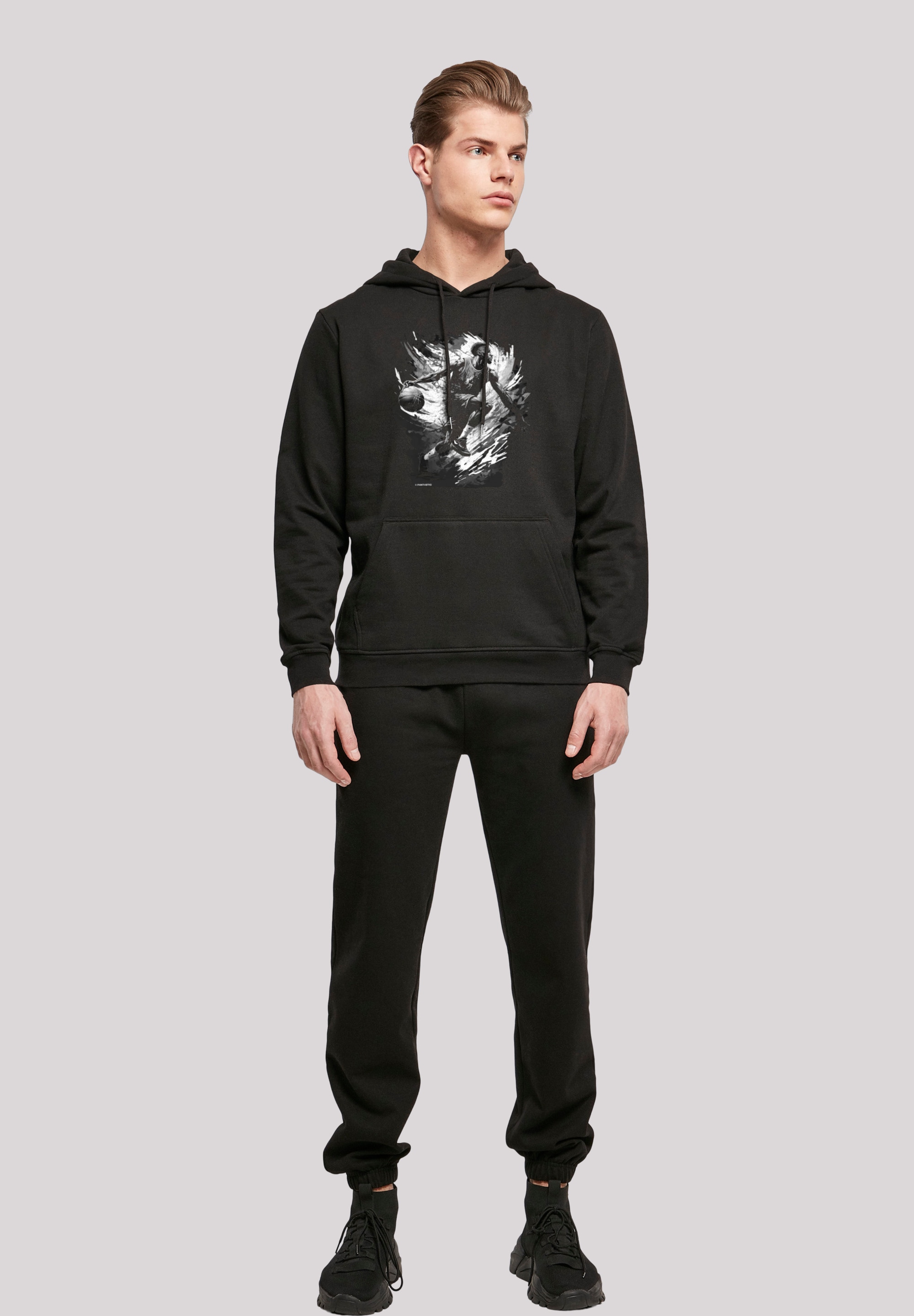 F4NT4STIC Kapuzenpullover »Basketball Splash Sport HOODIE«, Print
