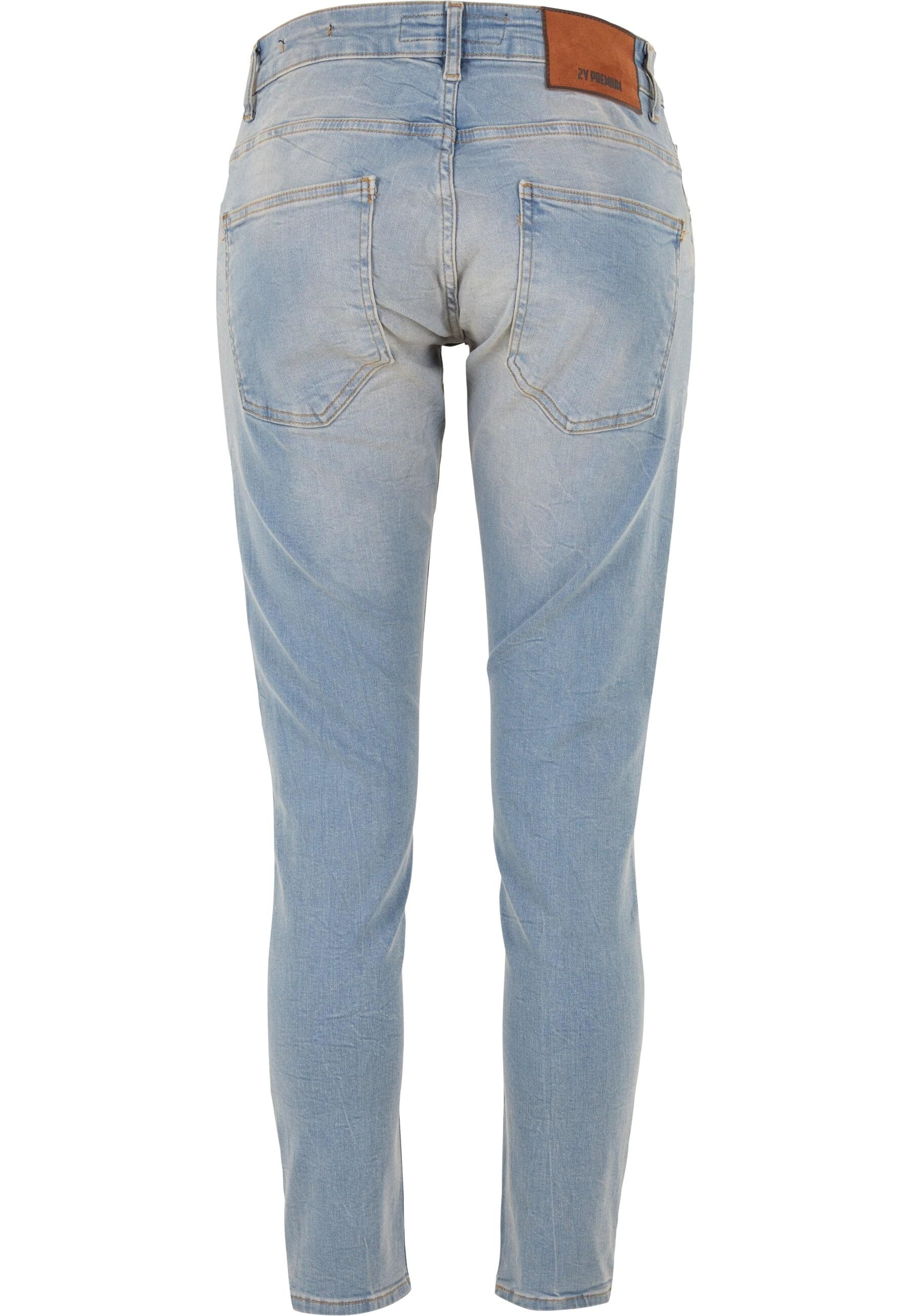 2Y Studios Bequeme Jeans »2Y Studios Herren 2Y Destroyed Cropped Skinny Denim«