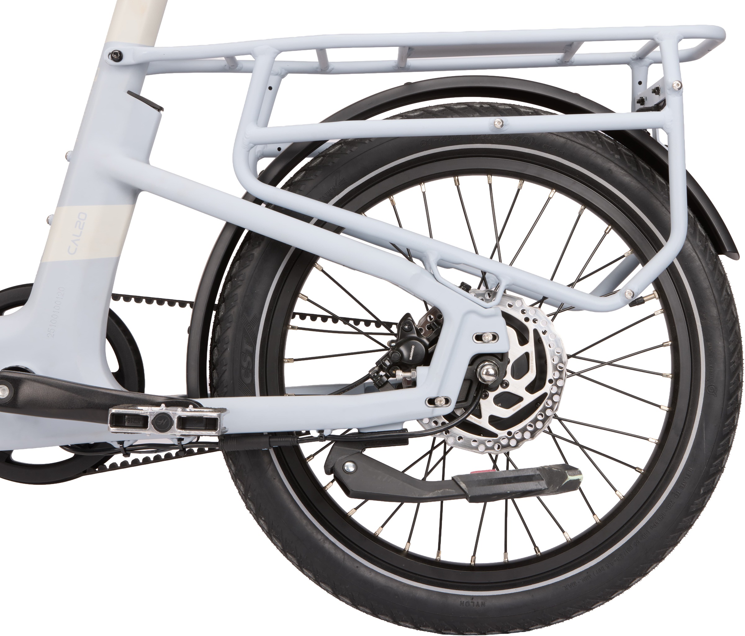 Vaun »VAUN Compact New Gen-Cityrad« Heckmotor 250 W (mit integr. Akku), Elektrofahrrad für Alltag und Einkauf