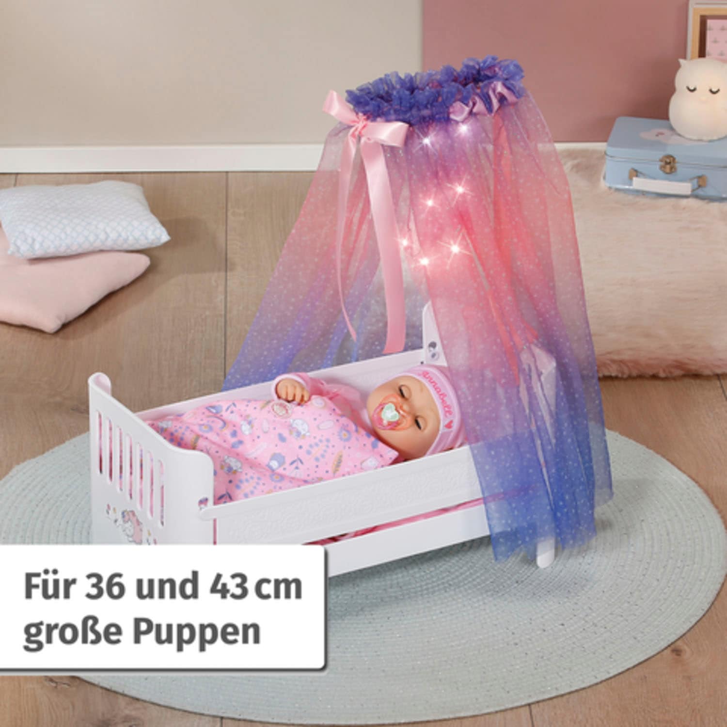 Baby Annabell Puppenbett »Baby Annabell® Sweet Dreams Bett«, mit Sound