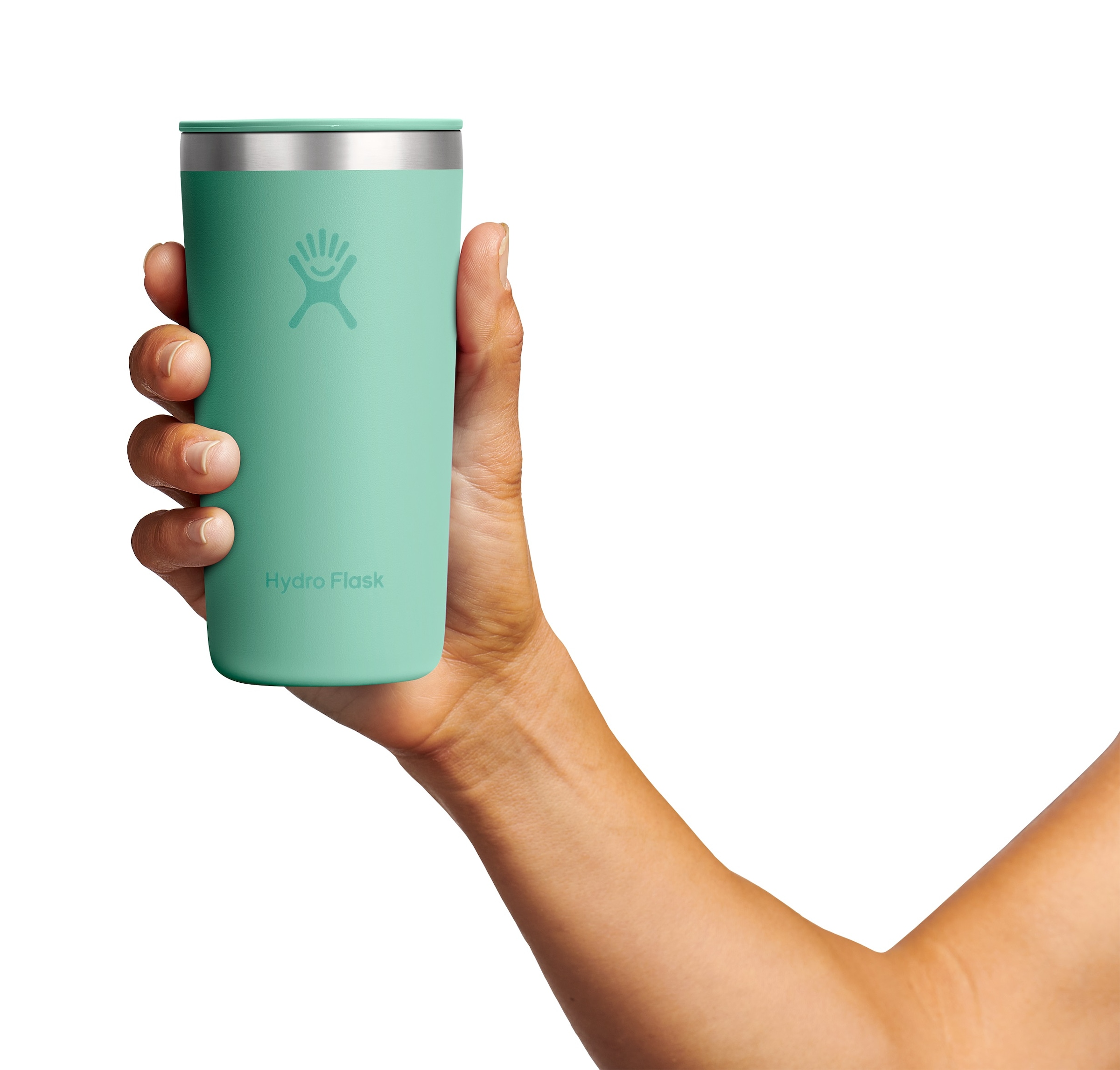 Hydro Flask Thermobecher »12 OZ All Around Tumbler Press-In Lid, 355 ml« Kompatibel mit Trinkhalmdeckel und verschließbaren Eindrückdeckel