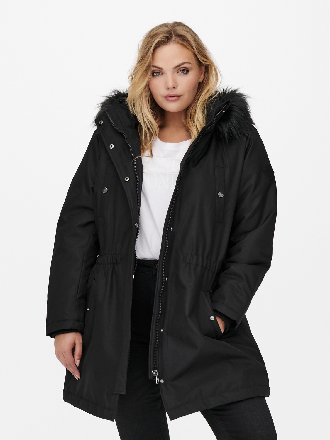 ONLY CARMAKOMA Parka "CARIRENA PARKA COAT OTW" mit Kapuze Kunstfaser, regul günstig online kaufen