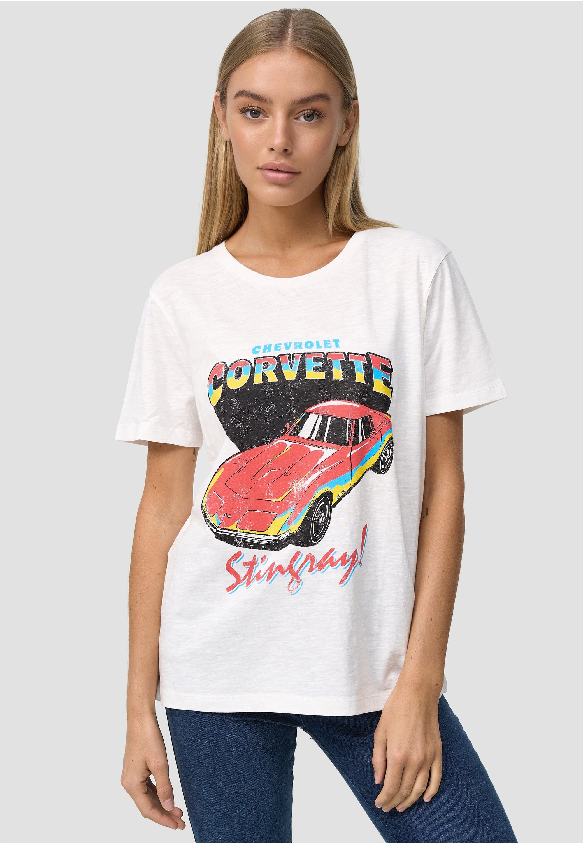 Recovered T-Shirt "Corvette Stingray", im zeitlosen Design günstig online kaufen