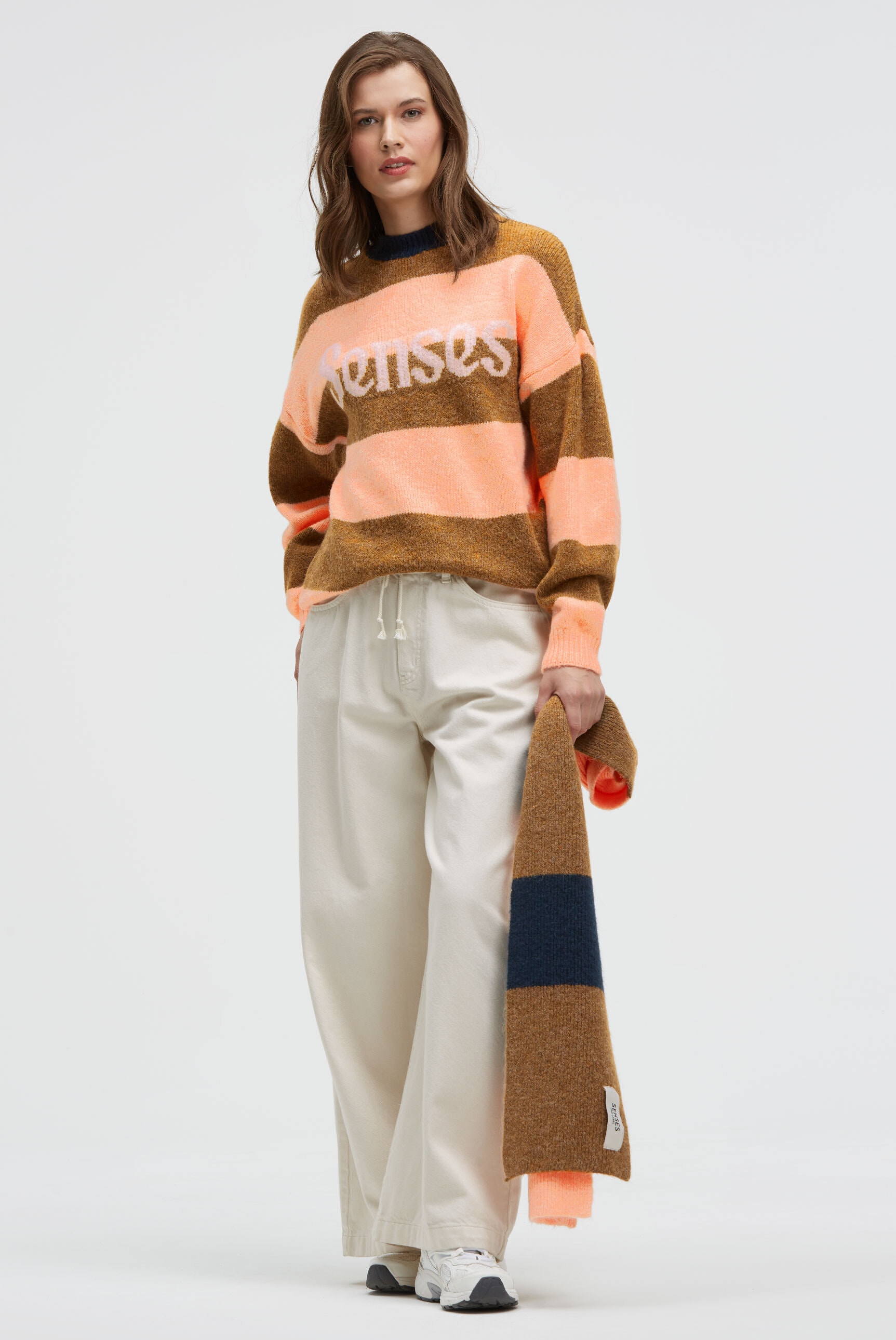 SENSES.THE LABEL Rundhalspullover , mit weicher Haptik
