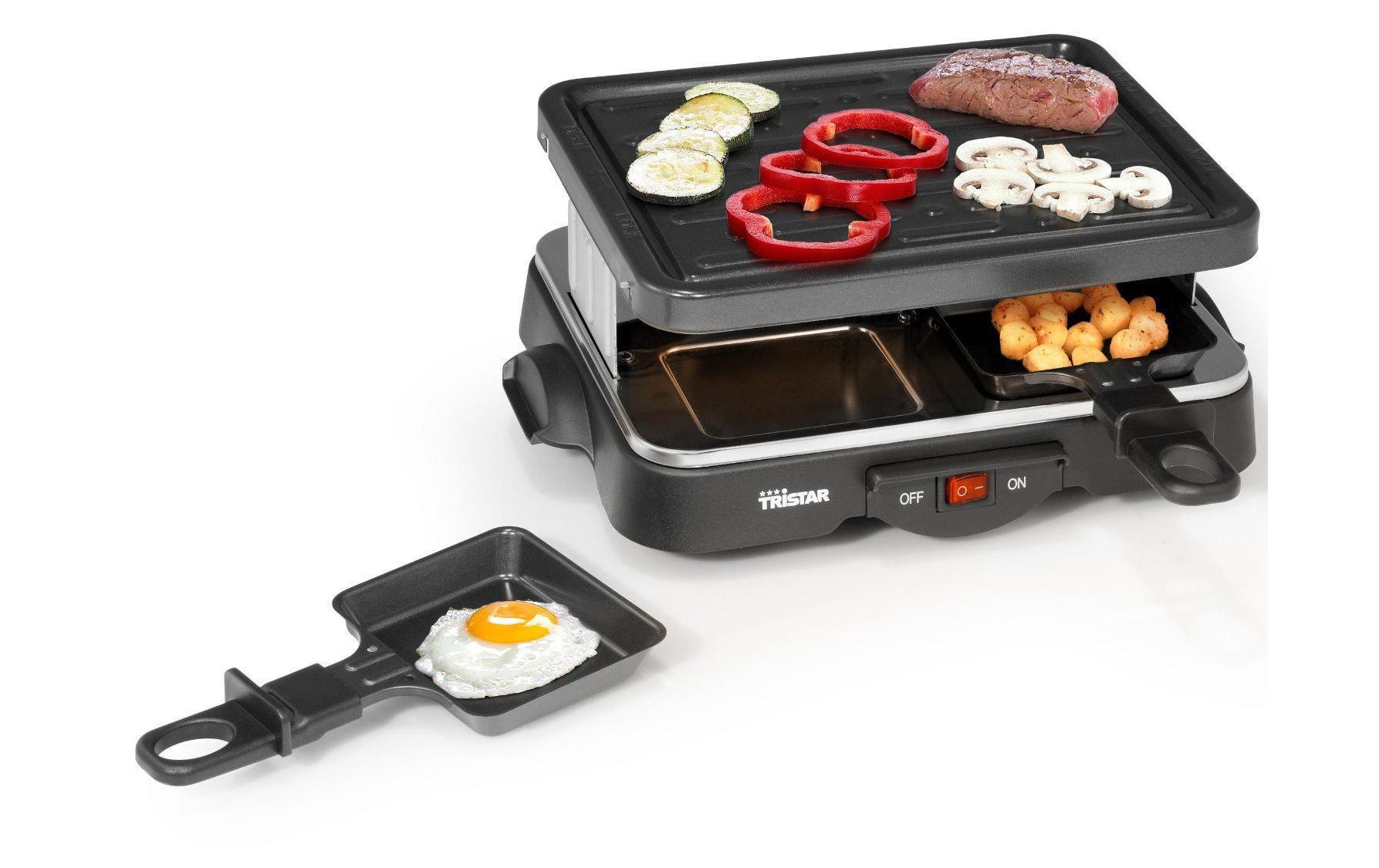 Tristar Raclette »Raclette-Grill« 4 Stk. Raclettepfännchen 500 W