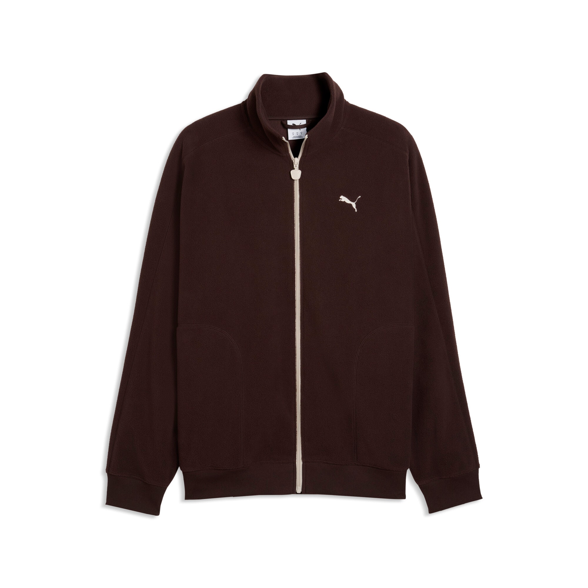 PUMA Trainingsjacke »ESS ELEVATED RELAXED WINTERIZED TRACK JACKET« ohne Kapuze mit Eingrifftaschen, Relaxed Fit