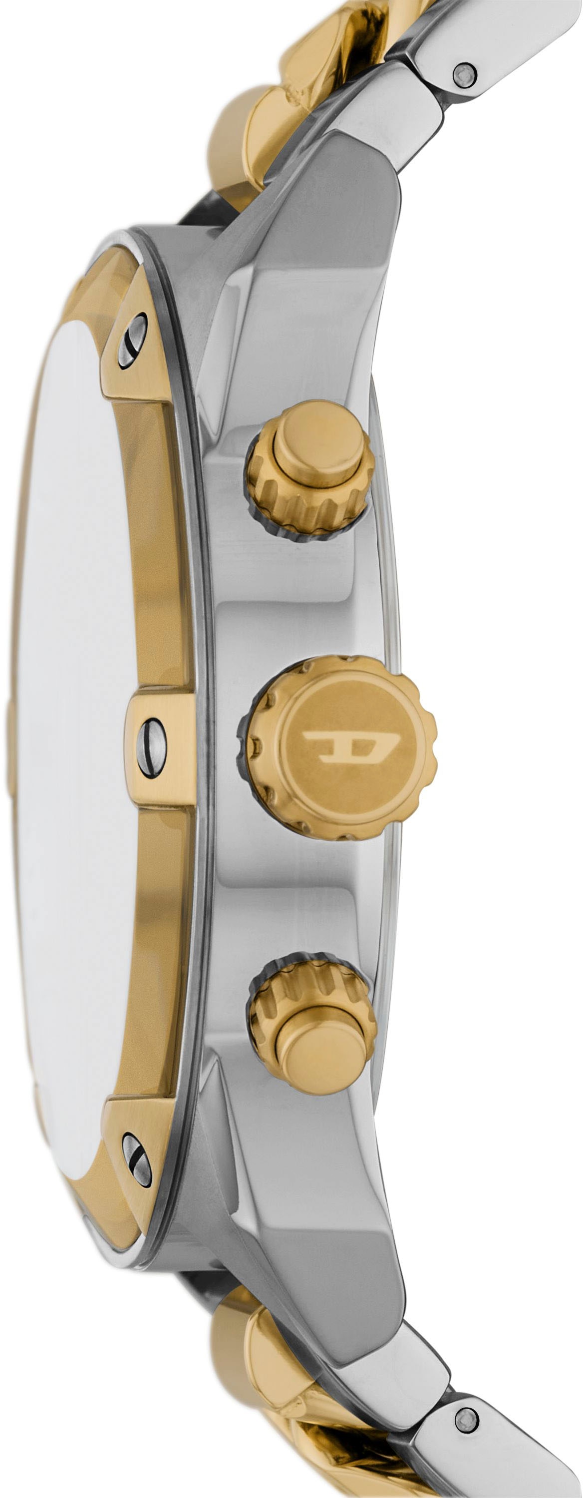 Diesel Chronograph Quarzuhr, Armbanduhr, Herrenuhr, Stoppfunktion, Edelstahlarmband