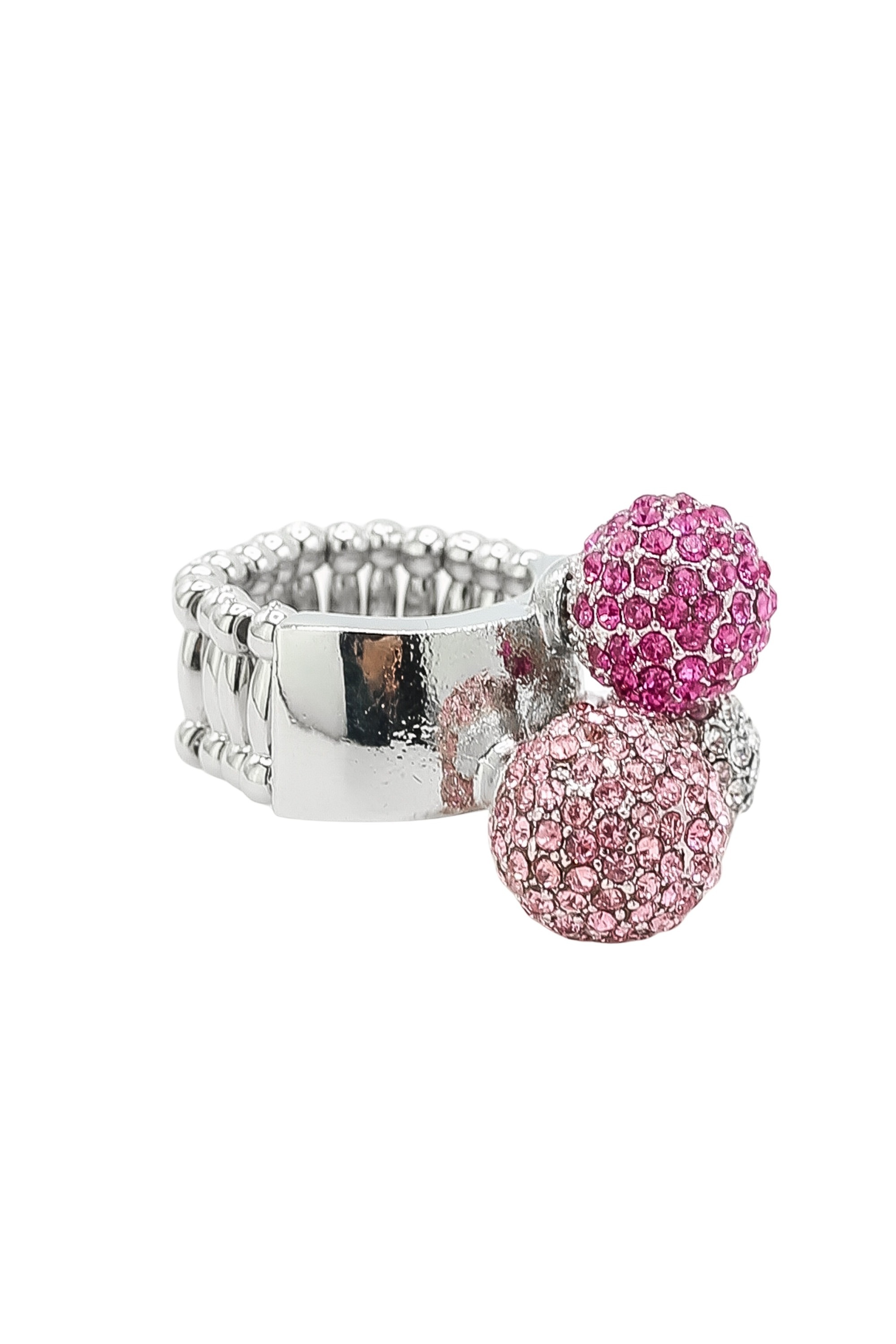 Fingerring "Space", rosa, COLLEZIONE ALESSANDRO, Fingerringe, Damen, Messing, Fingerring 3