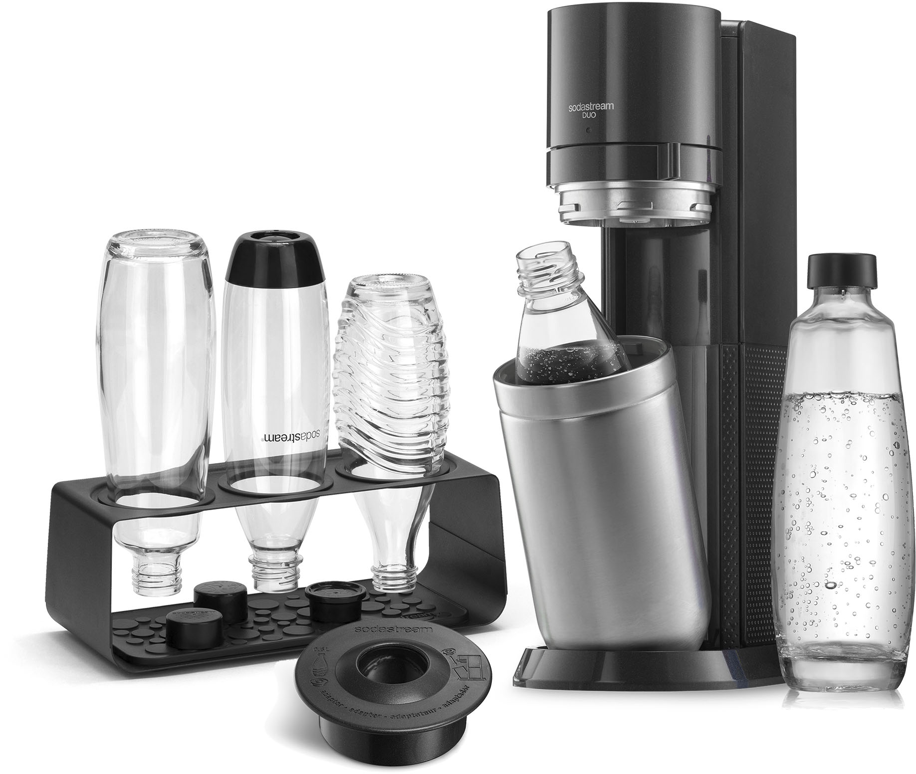 Wassersprudler »»DUO« Upgrade + Zubehör«, (5 tlg.), 1x Wassersprudler DUO Umsteiger...