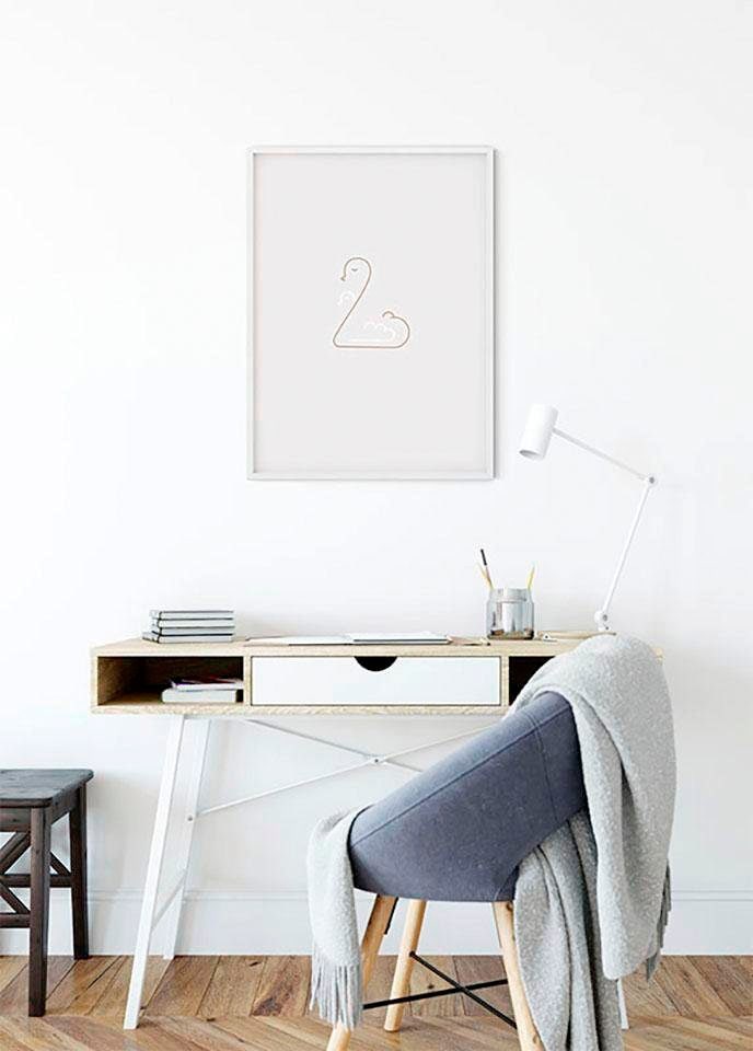 Komar Bild »Baby Welcome« Tiere 1 Stk. tlg. Wandbild zur Dekoration - ohne Rahmen