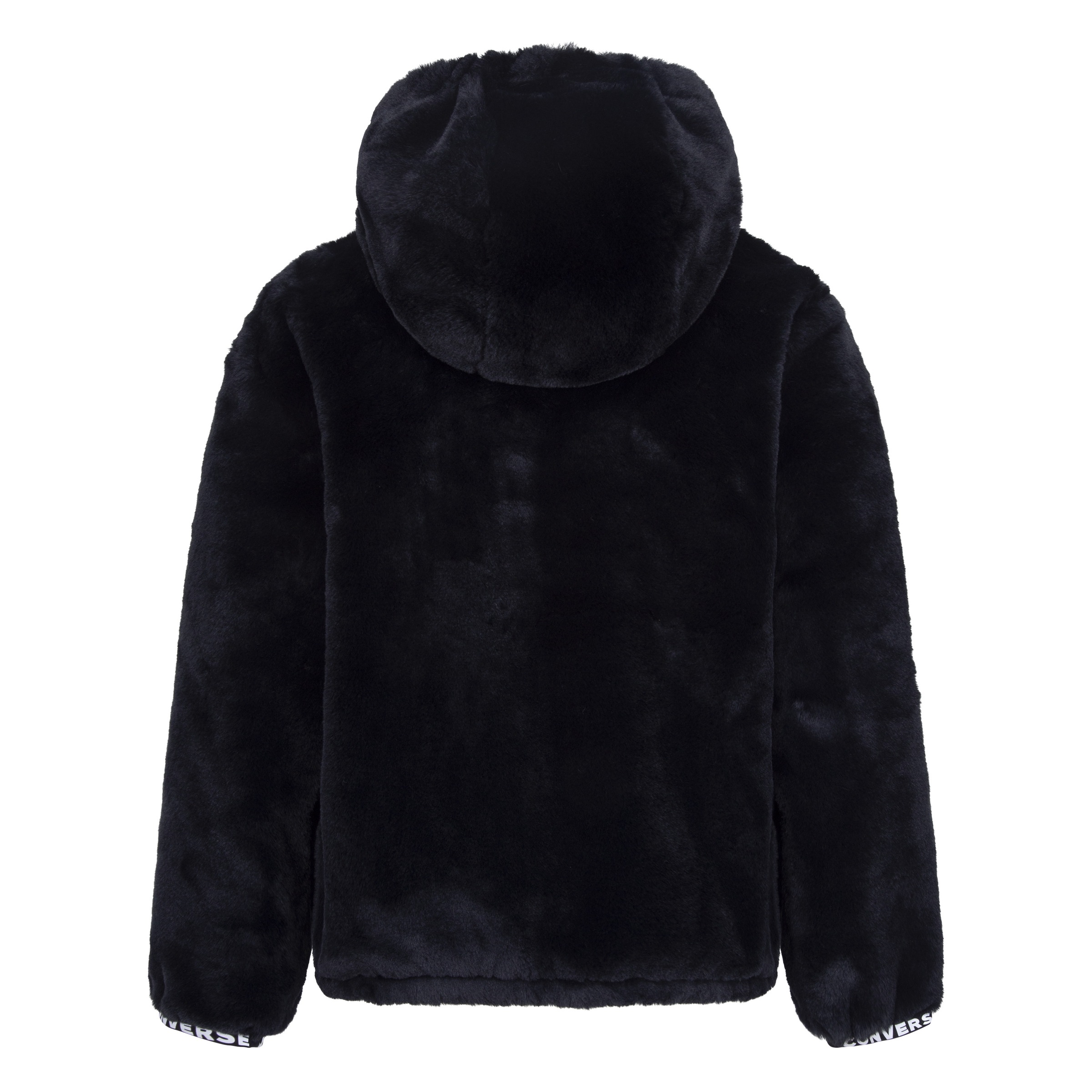 Converse Outdoorjacke »FAUX FUR JKT - für Kinder«, mit Kapuze