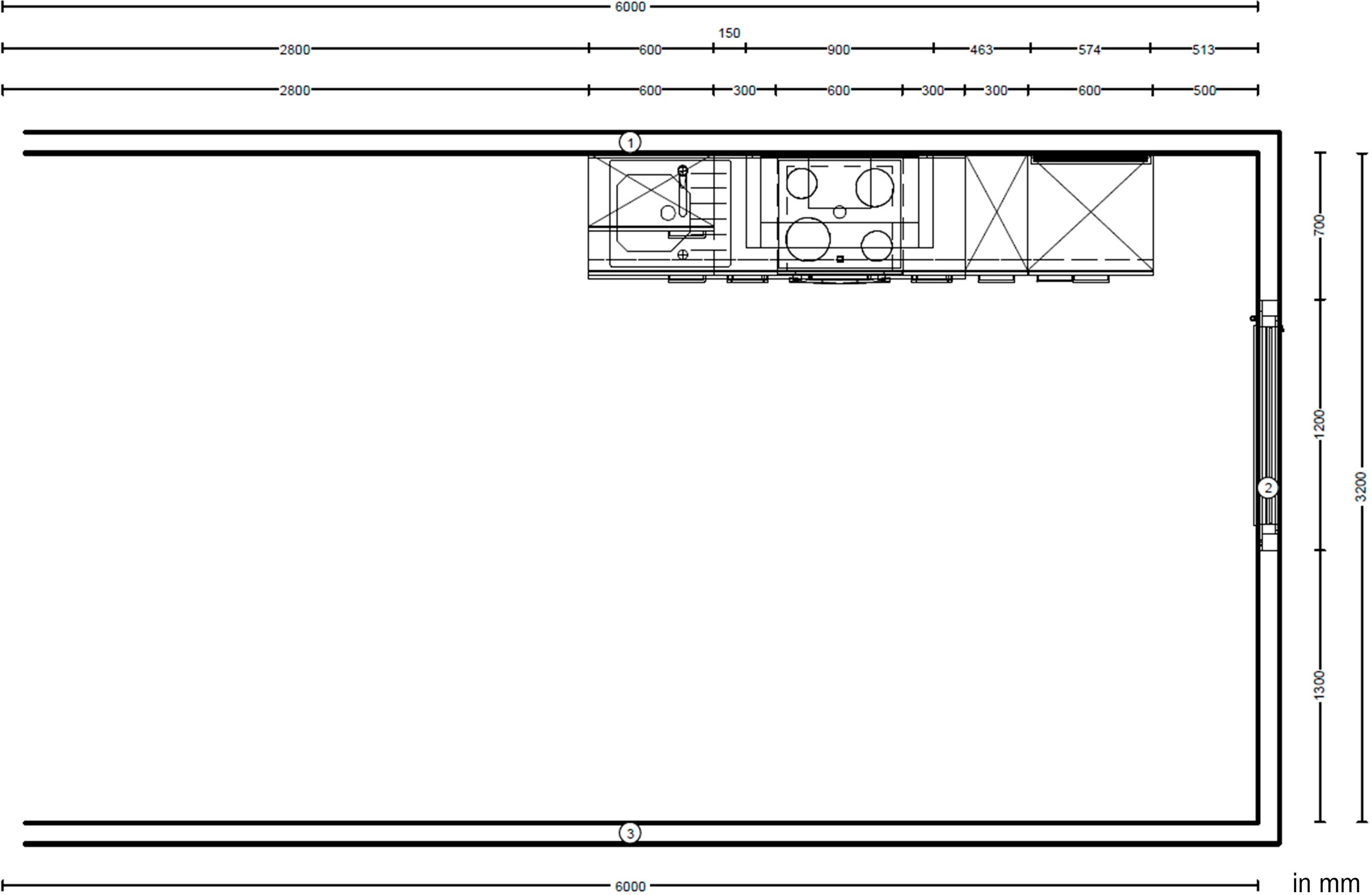 nobilia® Küchenzeile »"Touch I"«, vormontiert, Ausrichtung wählbar, Breite 270 cm, wahlw. mit E-Geräten