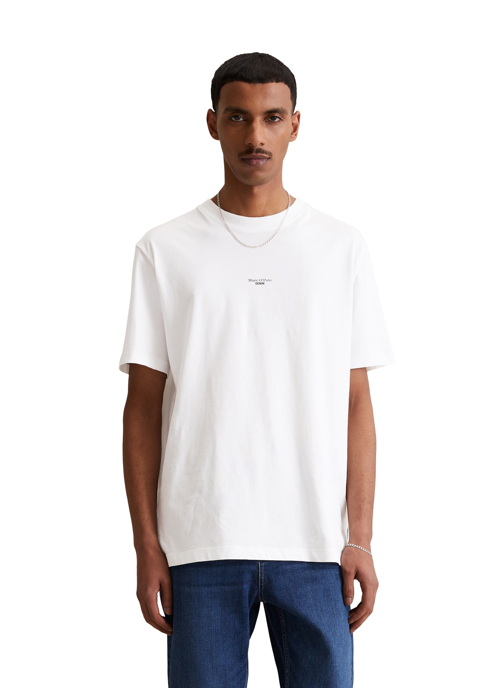 Marc OPolo DENIM T-Shirt mit Labeling vorne mittig günstig online kaufen