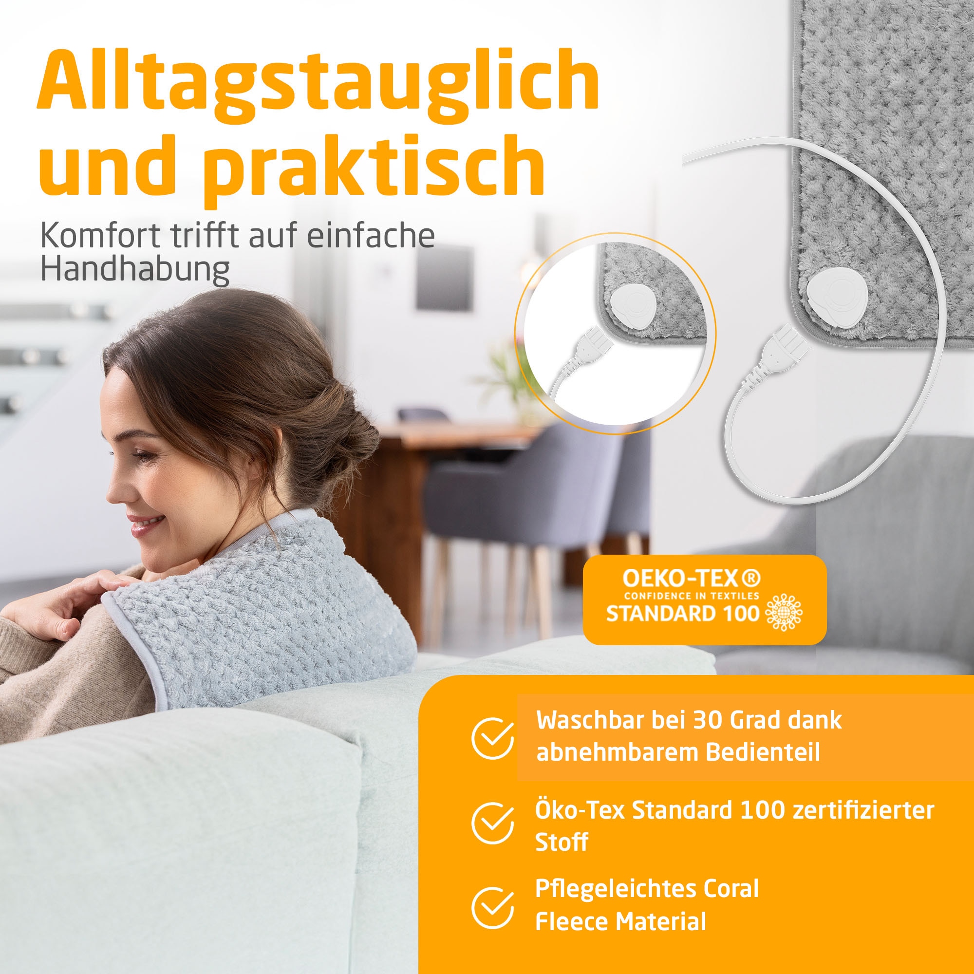 Medisana Heizkissen »HP 516« 4 Temperaturstufen, Überhitzungsschutz, autom. Abschaltung, waschbar