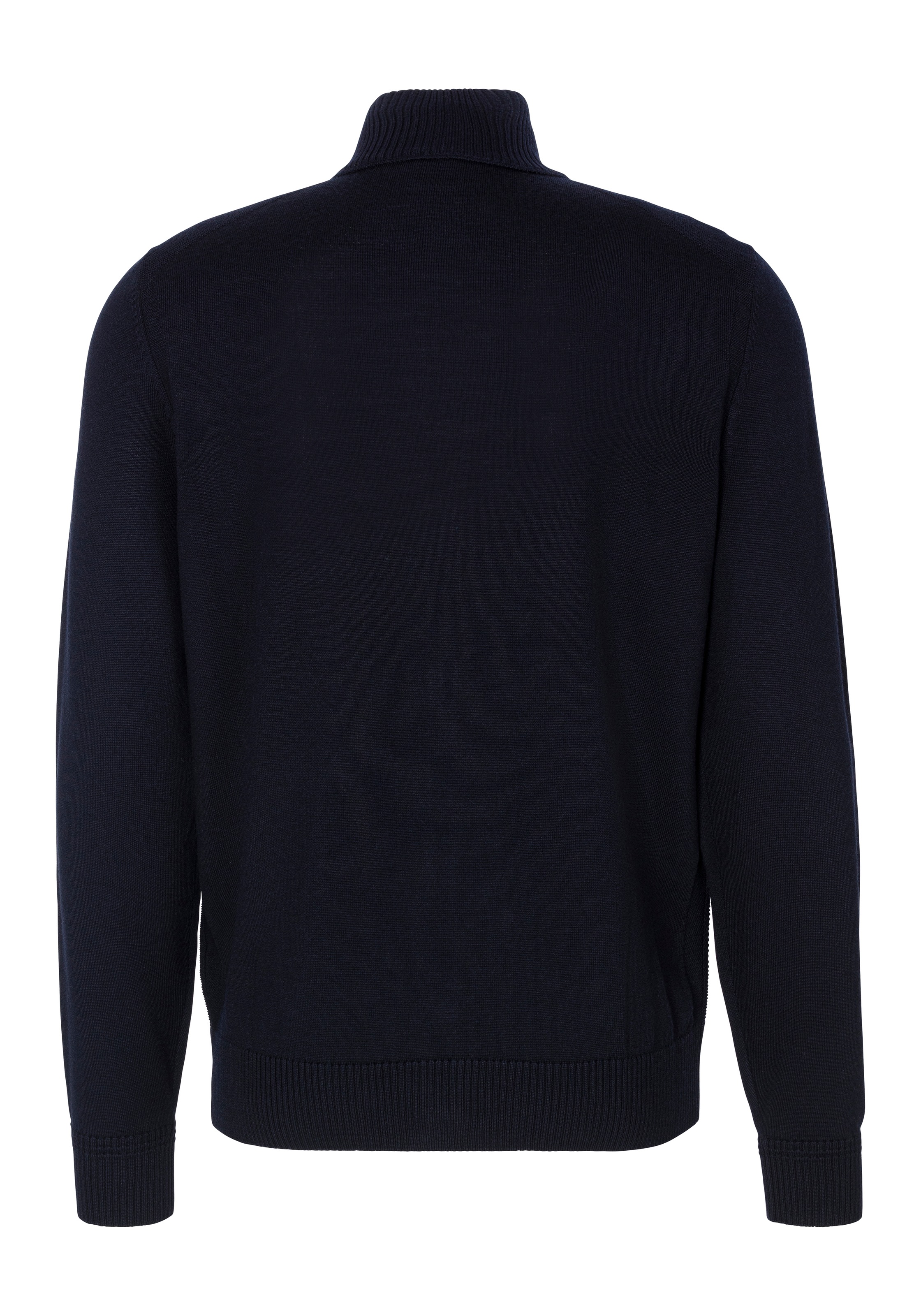 BOSS ORANGE Strickjacke »Avac_FZ«, mit Logostickerei auf der Brust