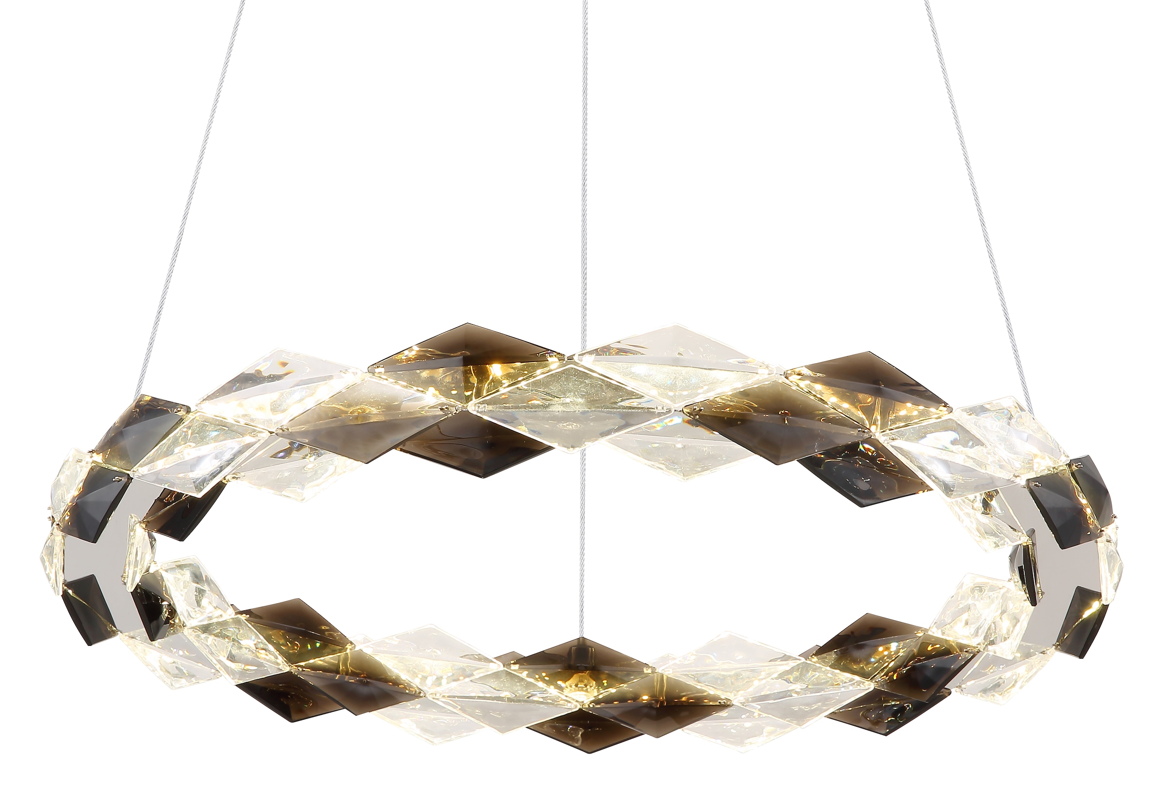 GLOBO LIGHTING LED Pendelleuchte »KARILION«, Leuchtmittel LED-Modul | LED fest integriert, Hängelampe/Hängeleuchte/Wohnzimmer/Esstisch/elegant