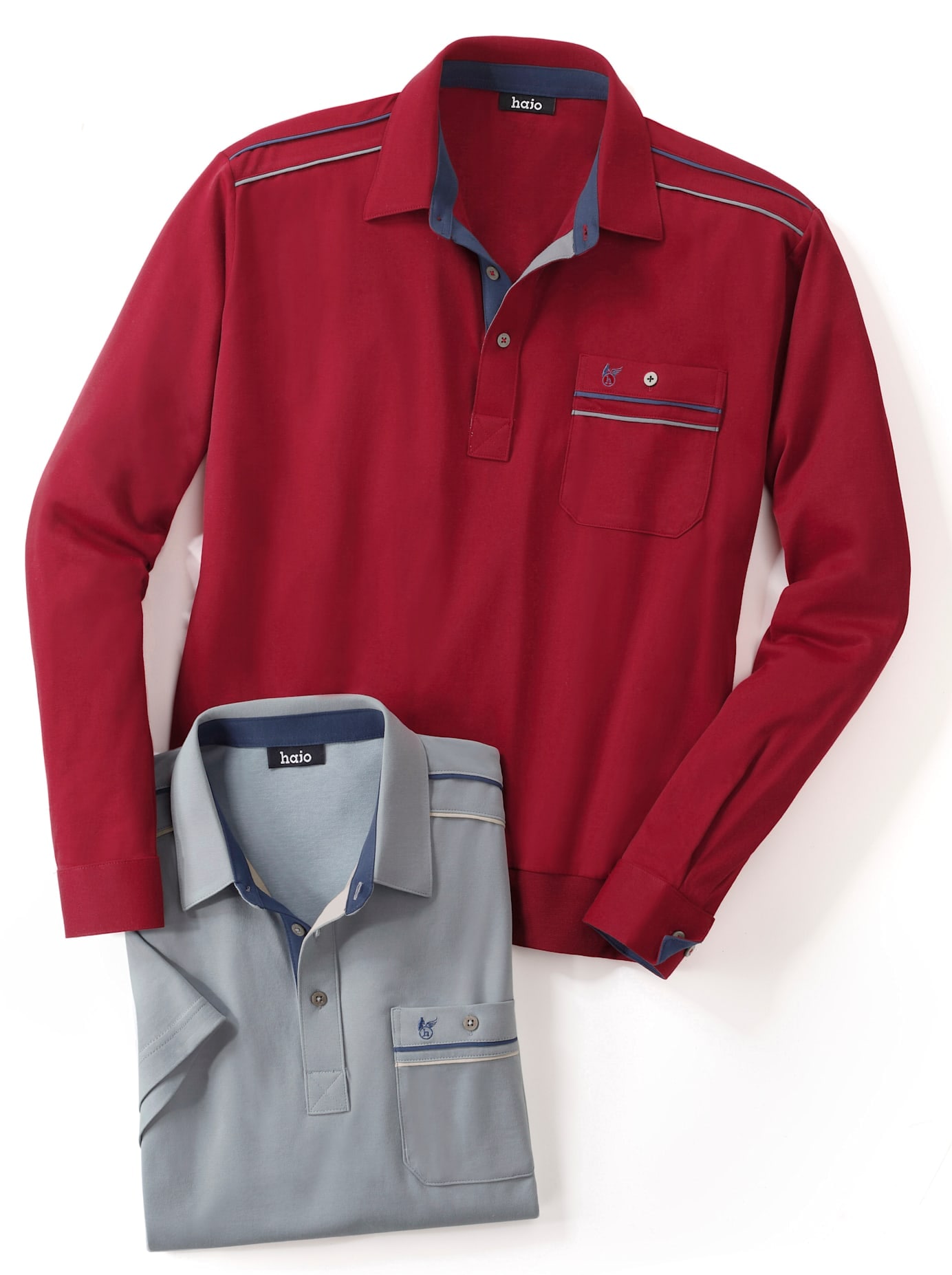 Classic Poloshirt »Langarm-Poloshirt«, (1 tlg.)