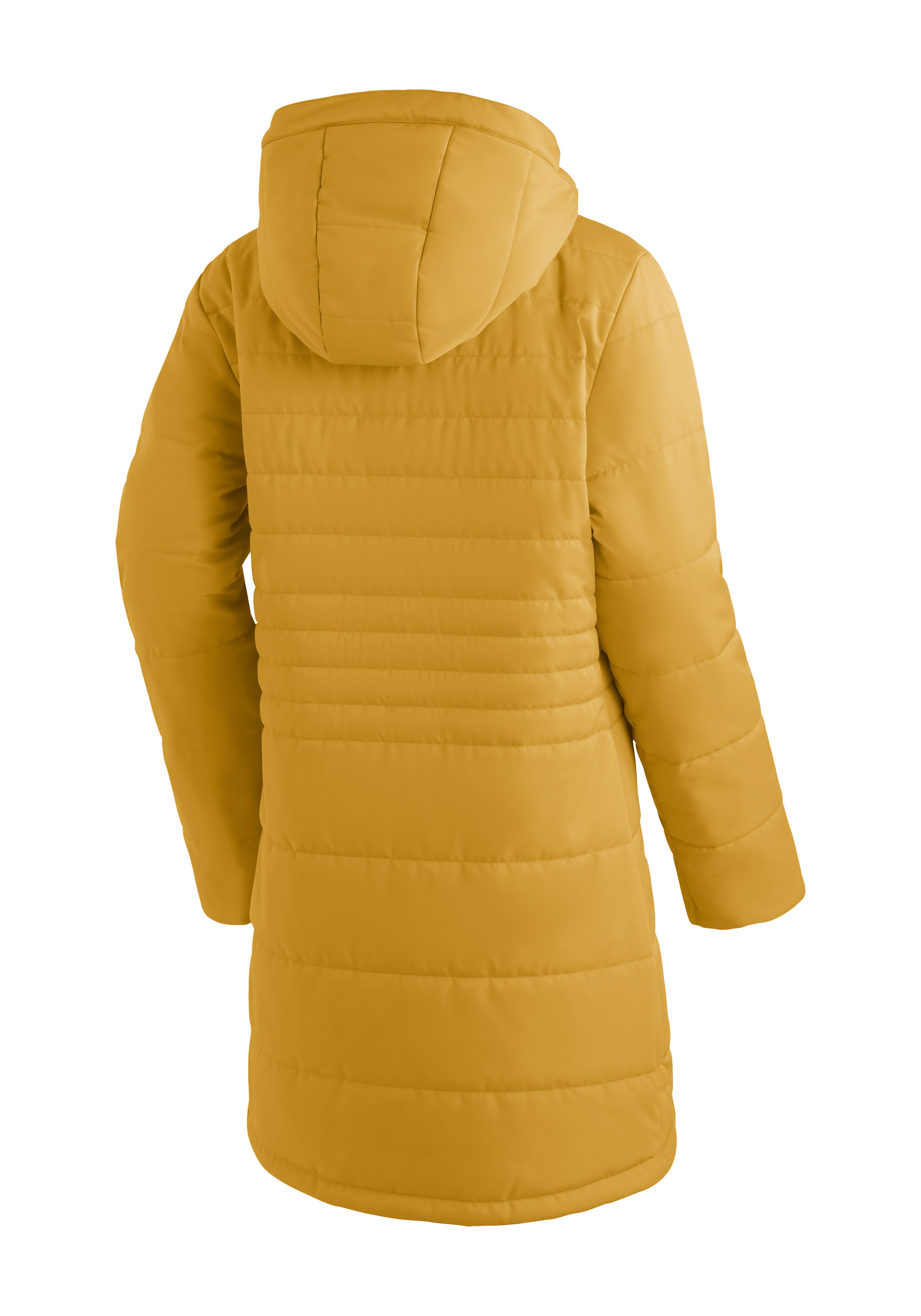 Winterjacke MAIER SPORTS "LAERKE 2.0", Damen, Gr. 36, gelb (sonnengelb), 100% Polyester, regular fit, Jacken Winterjacke, Damen Mantel, atmungsaktiver Wintermantel mit Kapuze, wasserdicht 2