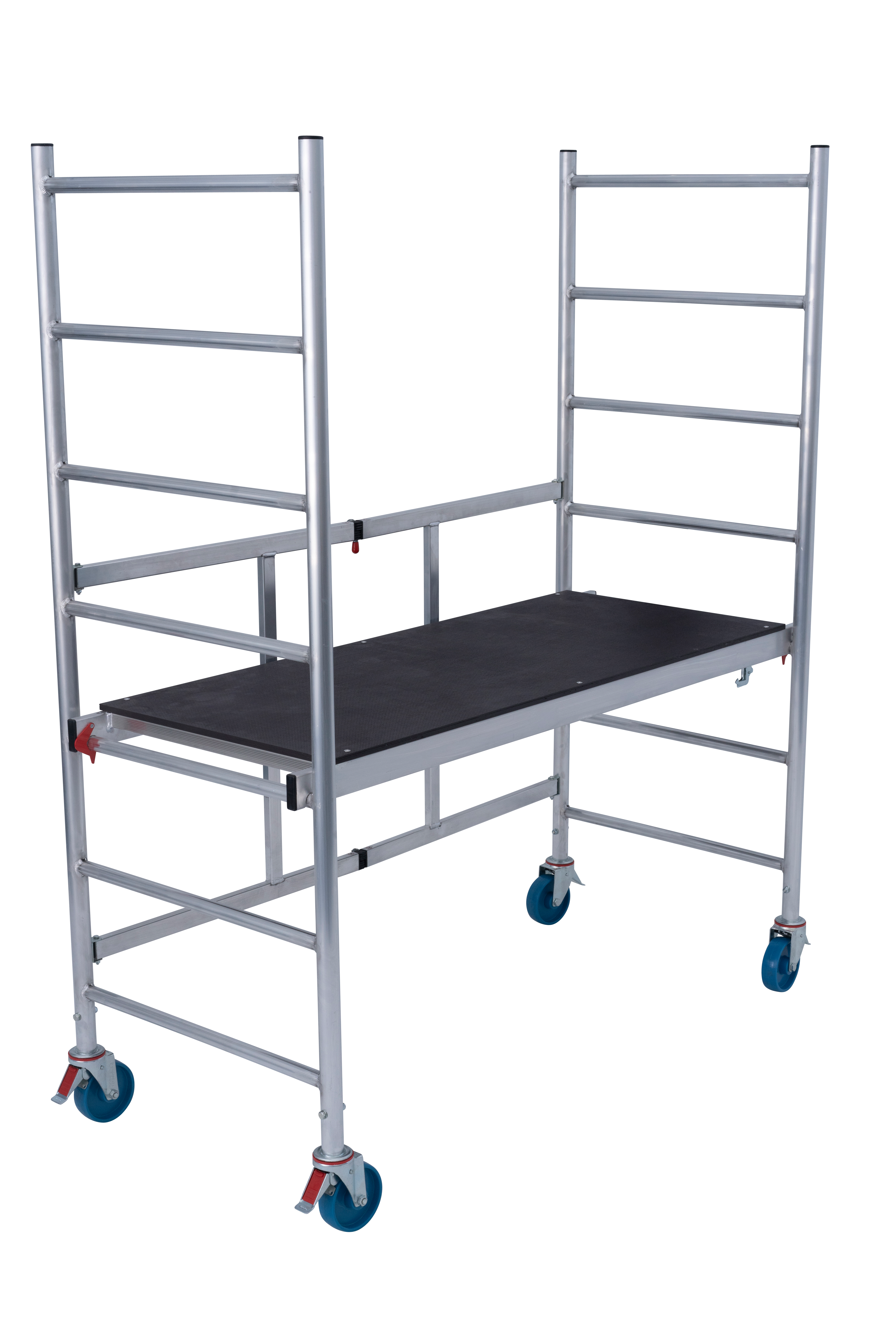 KRAUSE Klappgerüst ""MONTO" Alu-FaltGerüst RollTec" faltbar, Belastbarkeit: 200 kg/m² nach DIN EN 1004-1