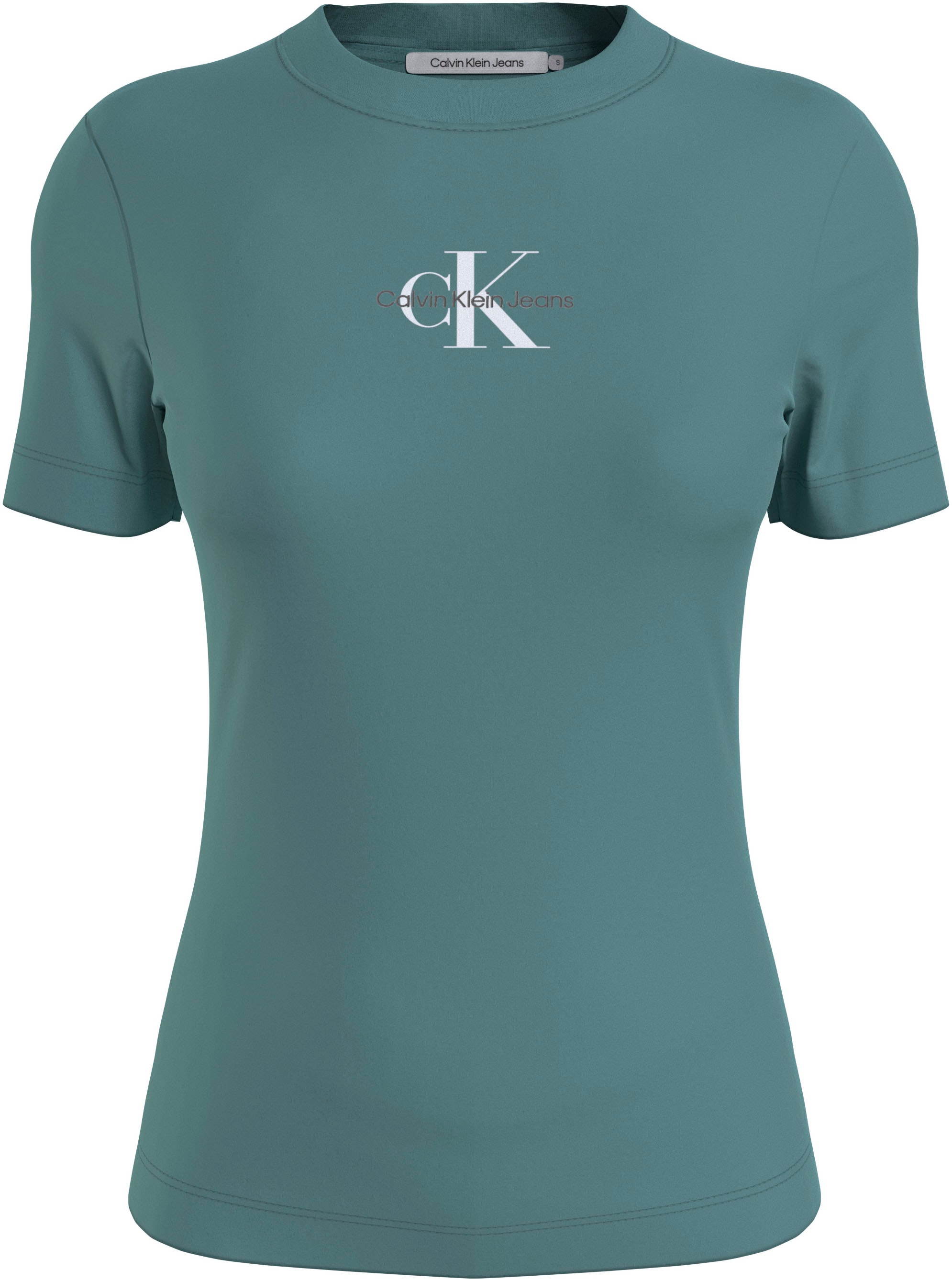 Klein SLIM Jeans Logodruck TEE«, BAUR T-Shirt mit | Calvin FIT bestellen »MONOLOGO online