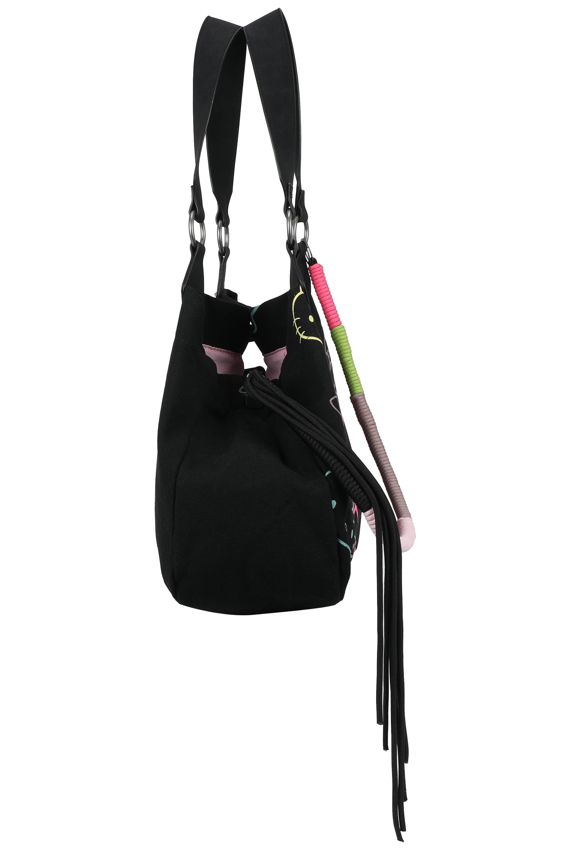Fritzi aus Preußen Henkeltasche »Izzy Medium Limited Head Flocked«, mit tollen Hello Kitty-Prints